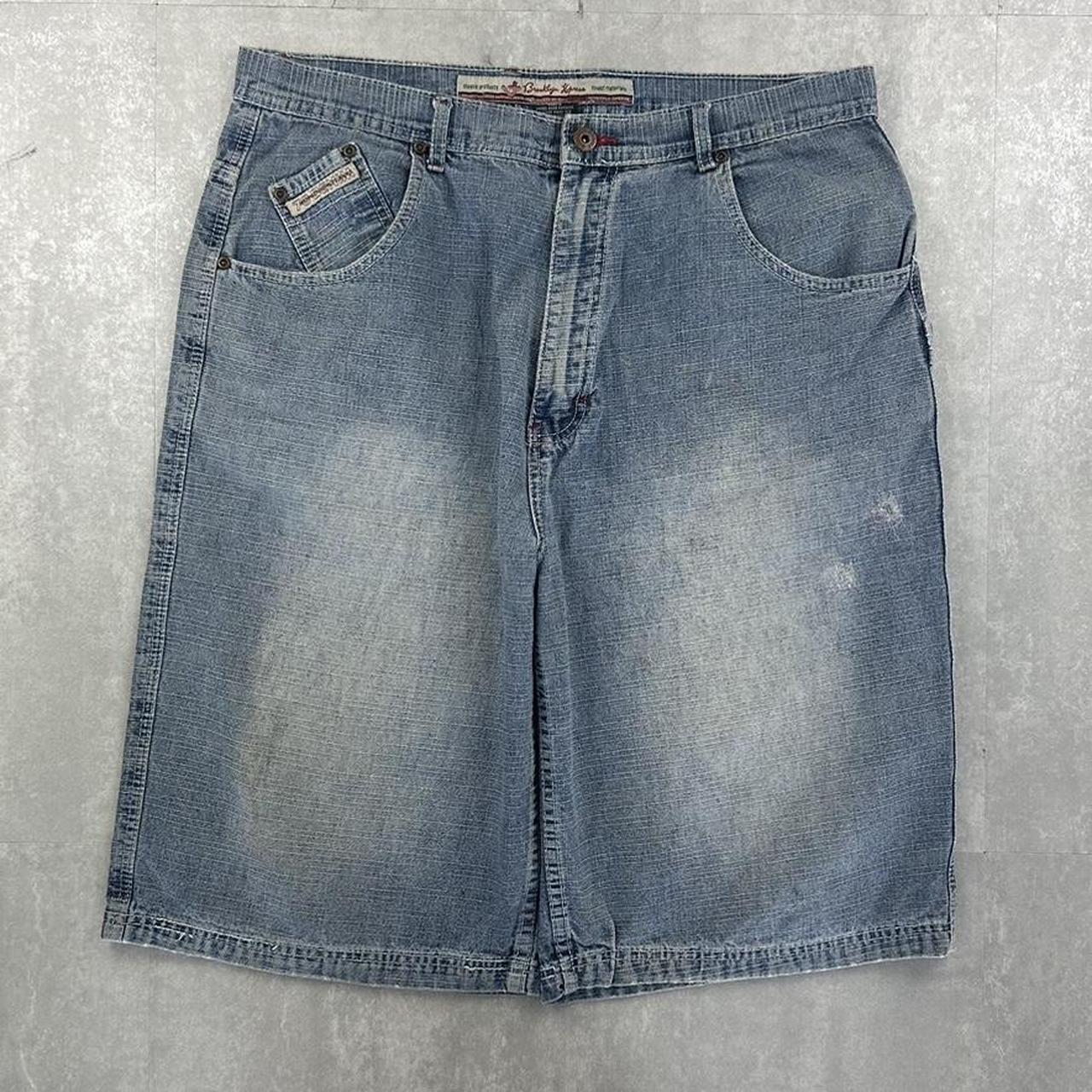 Brooklyn express 2000s spellout carpenter style jorts