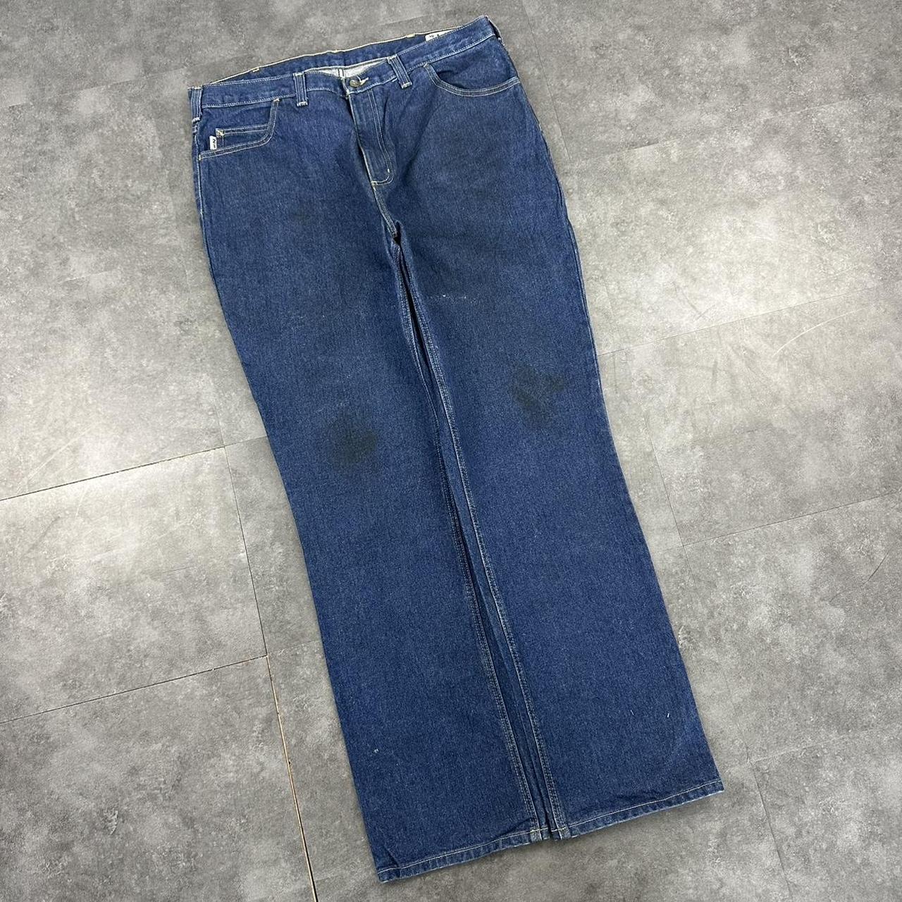 Carhartt 2000s dungaree workwear comfort fit cargo trousers