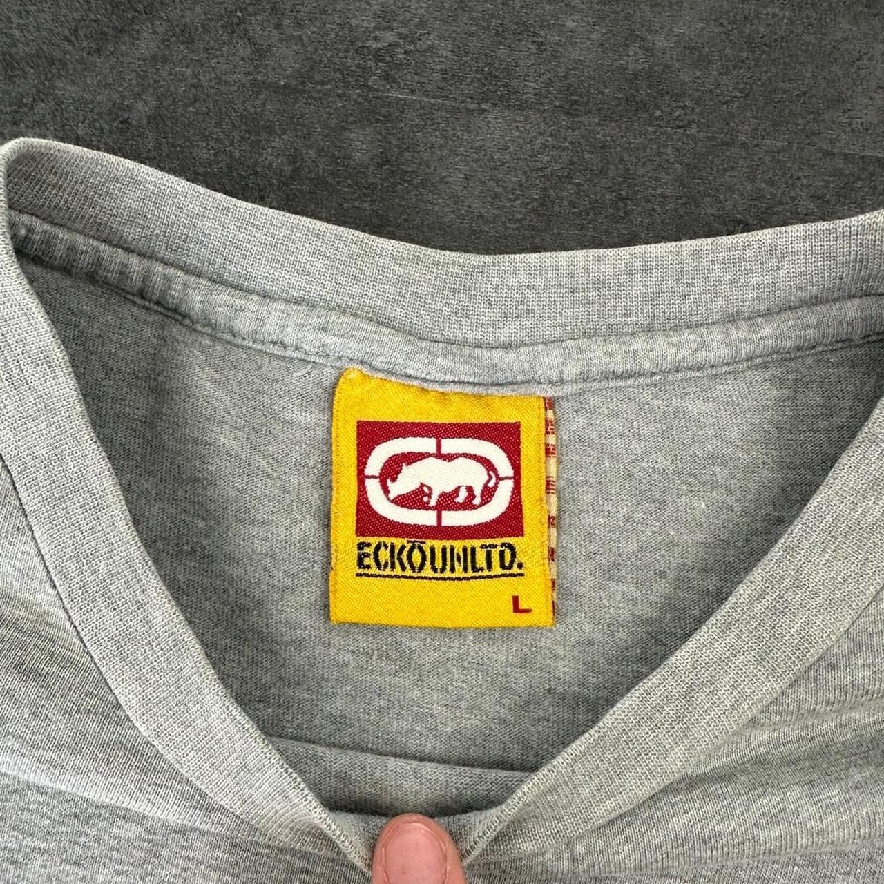 Ecko Unltd T 2000s Print Logo design graphic boxy fit T shirt