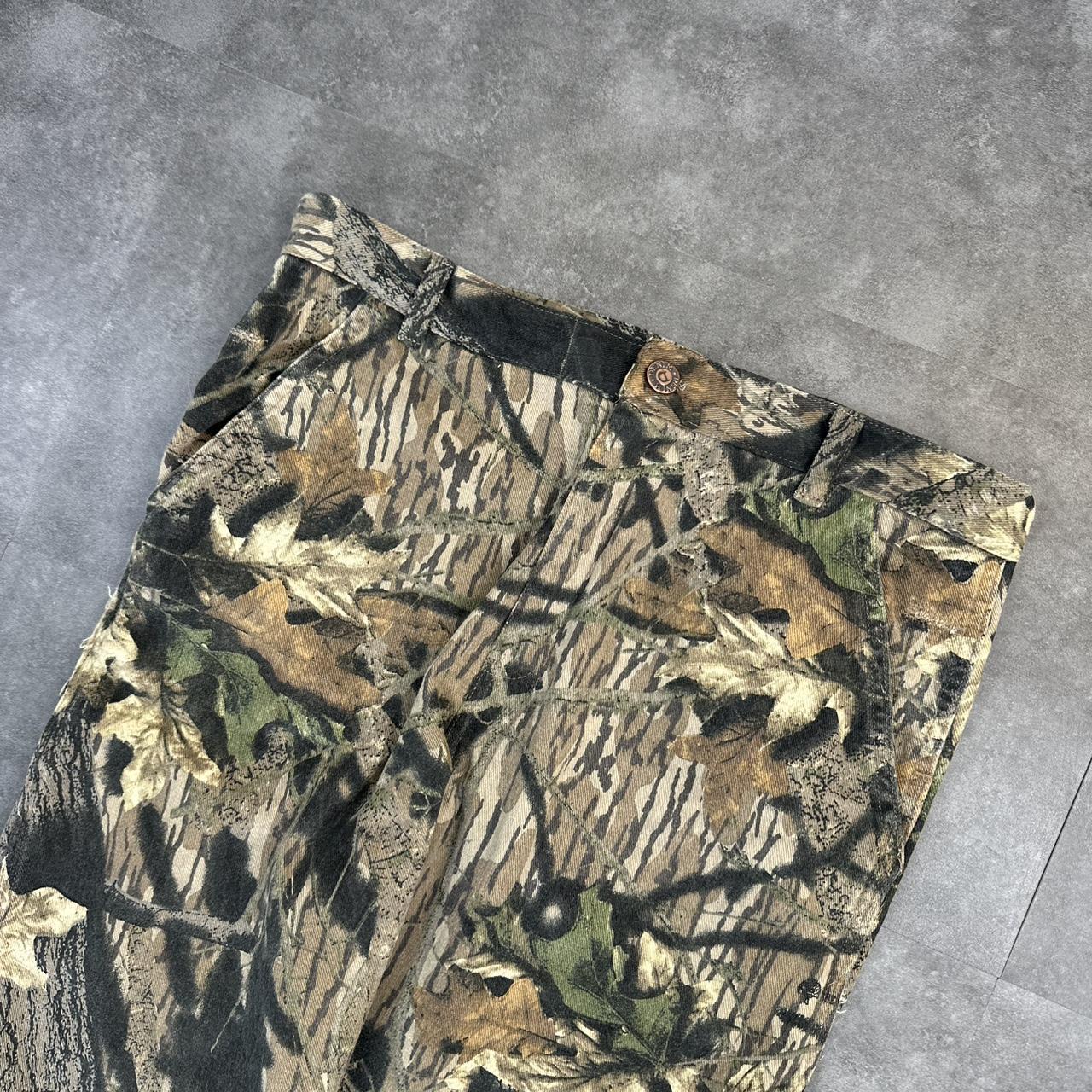 Realtree camo Mossy oak 2000s dungaree workwear cargo trousers