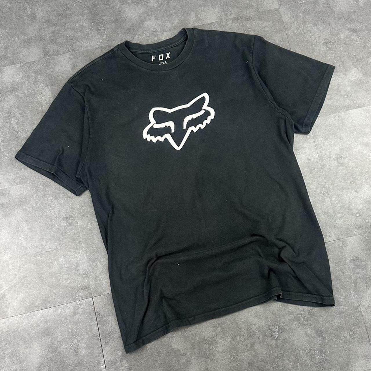 Fox Racing 2000s logo Print Logo graphic T shirt