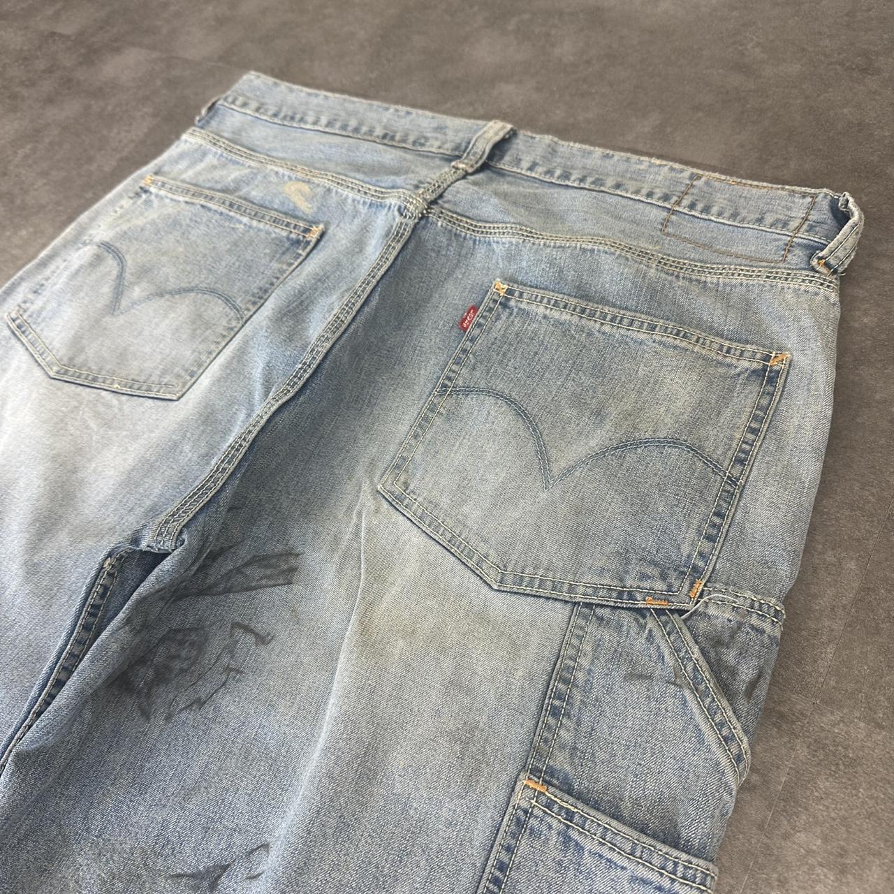 Levi 2000s 505 carpenter baggy skate denim short Jorts