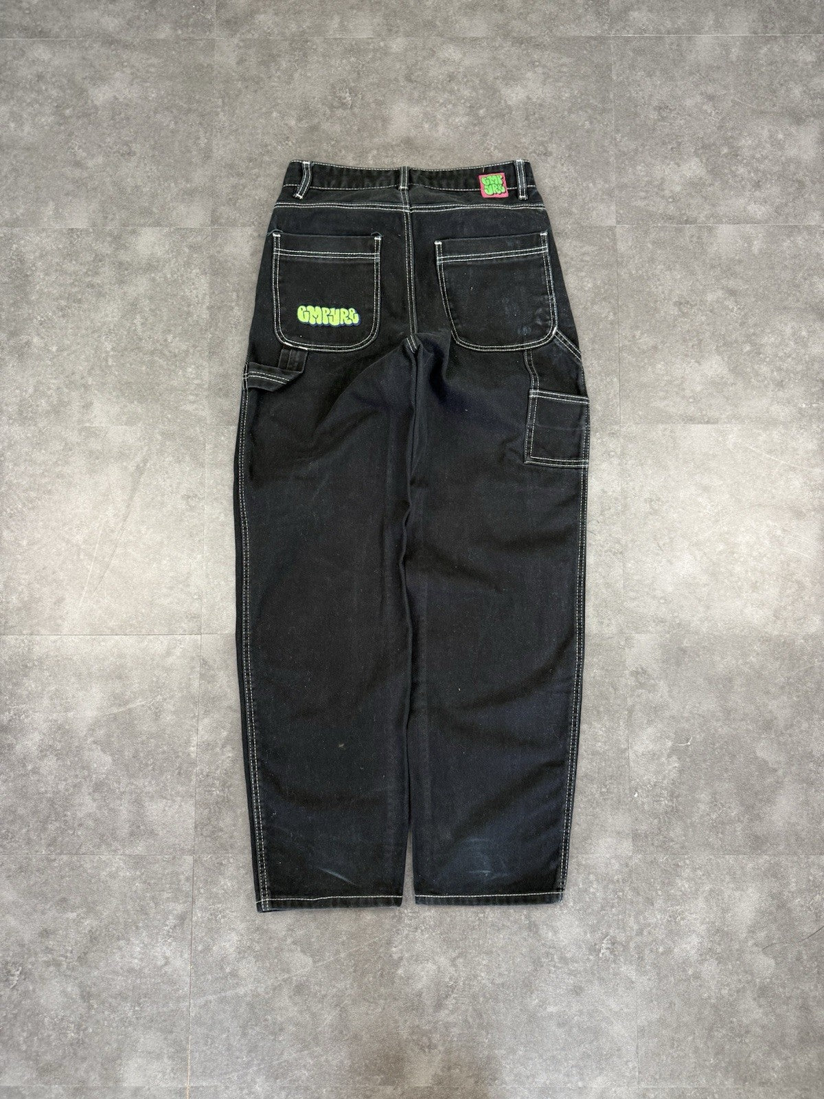 Empyre 2000s Hip Hop Grunge Baggy Jeans 90s Y2K Vintage Carpenter Jeans 28W 31L