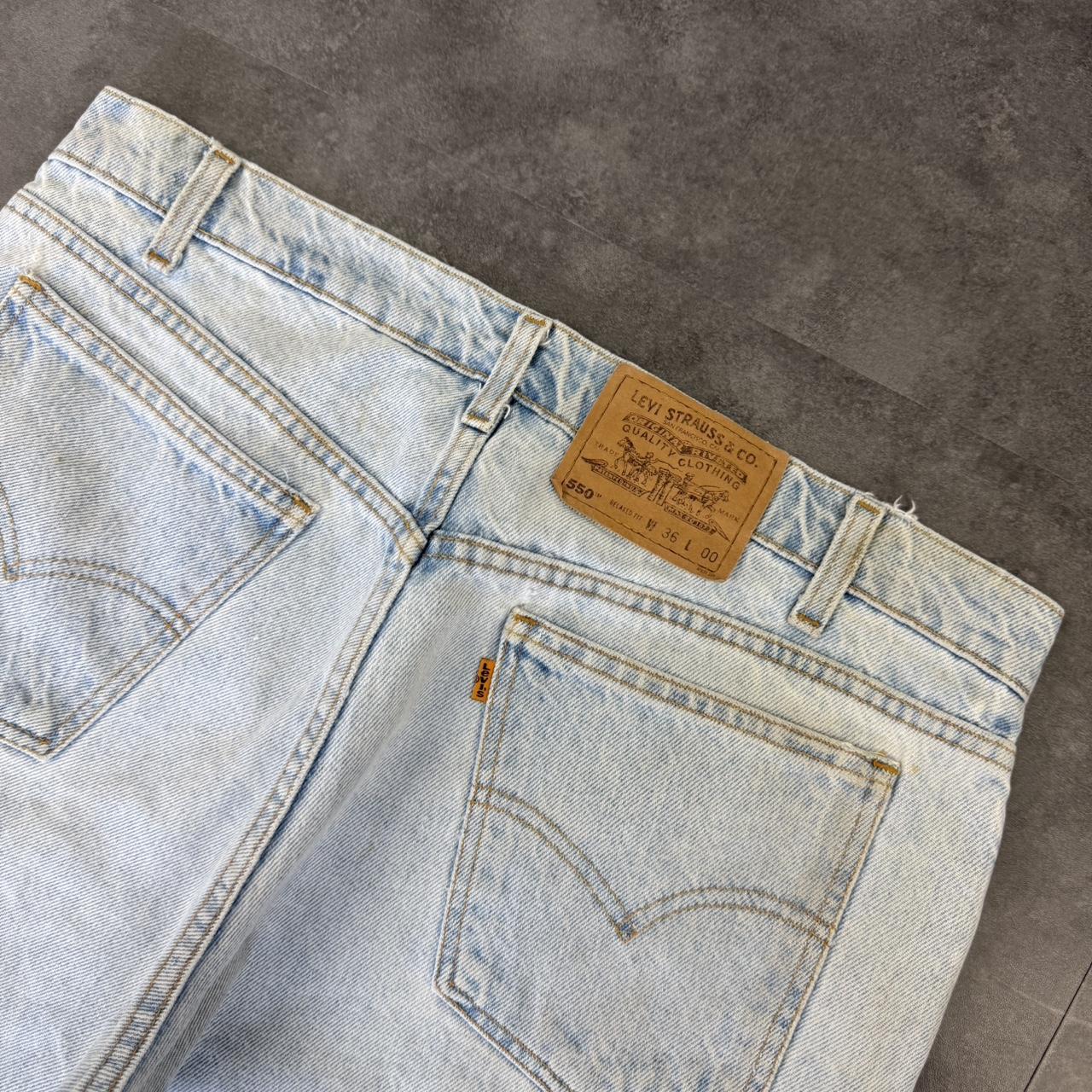 Rare Levi’s 90s orange tab 550 baggy skate denim short Jorts