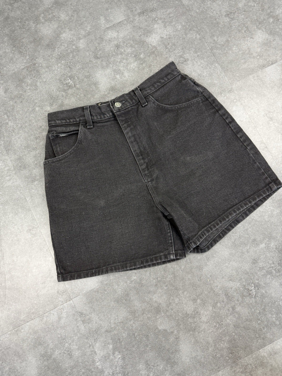 Lee Jeans Vintage Wide Leg Short 90s Y2K Denim Jorts Shorts 28W