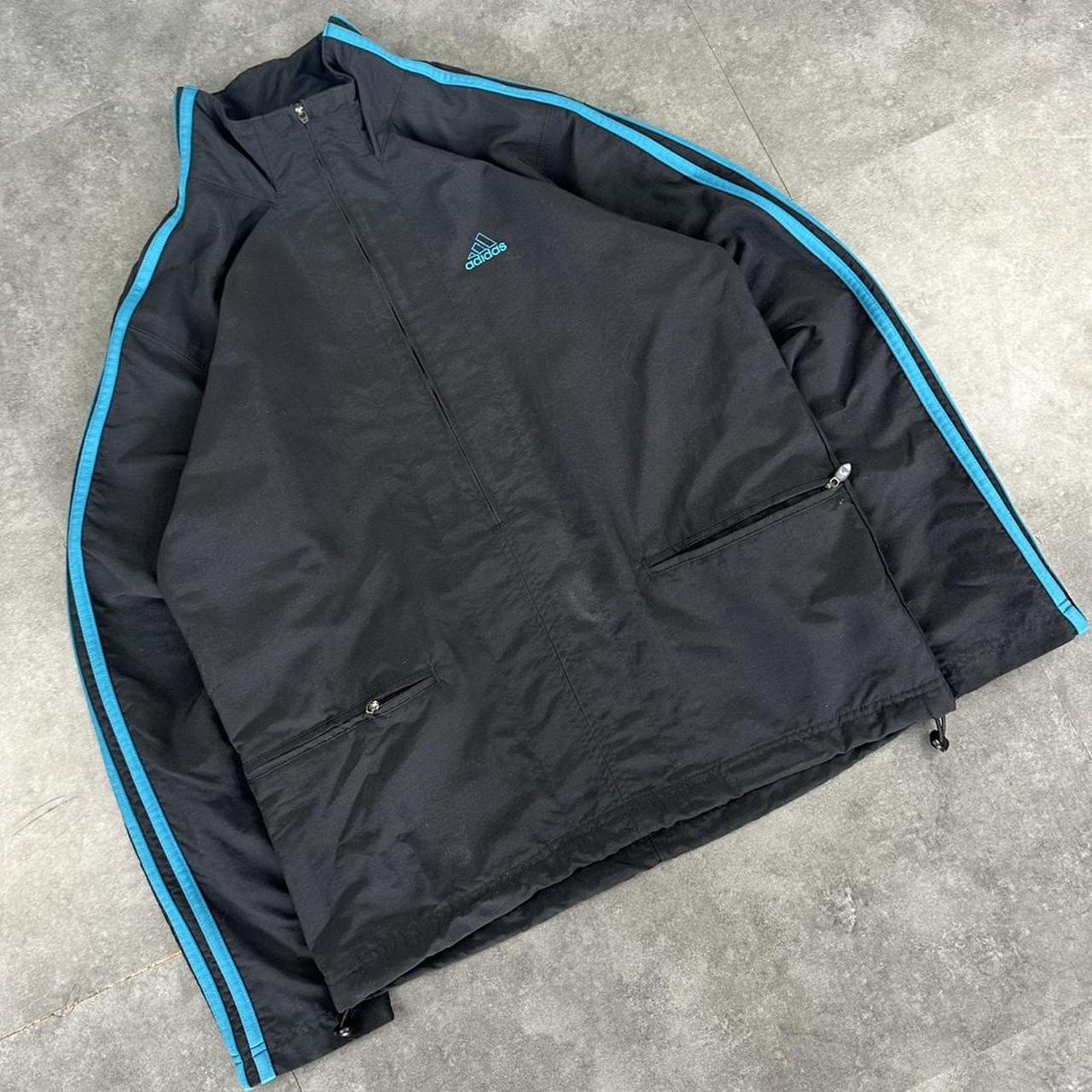 Adidas Vintage 90s button up waterproof Jacket / windbreaker