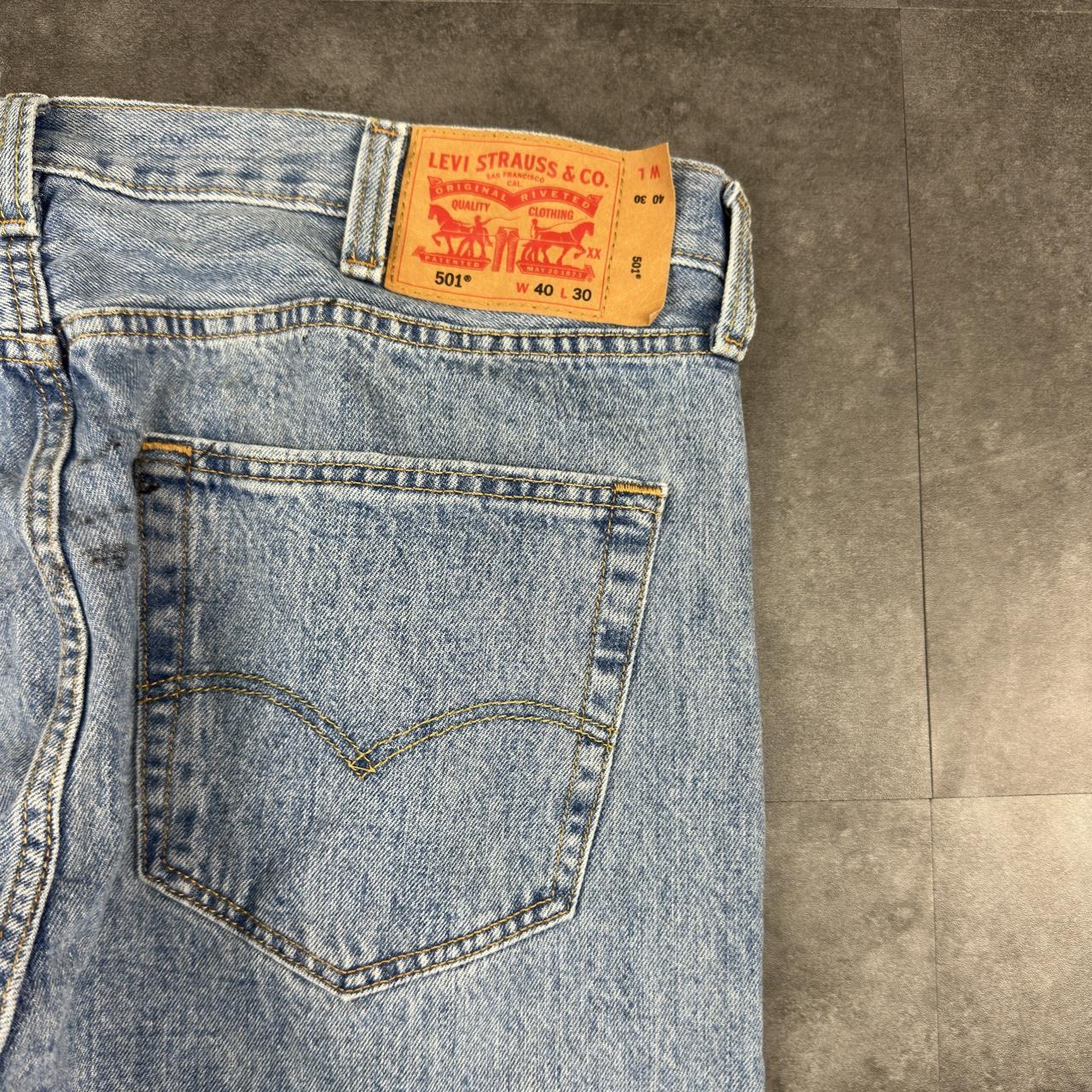 Levi’s 501 straight relaxed fit baggy jeans