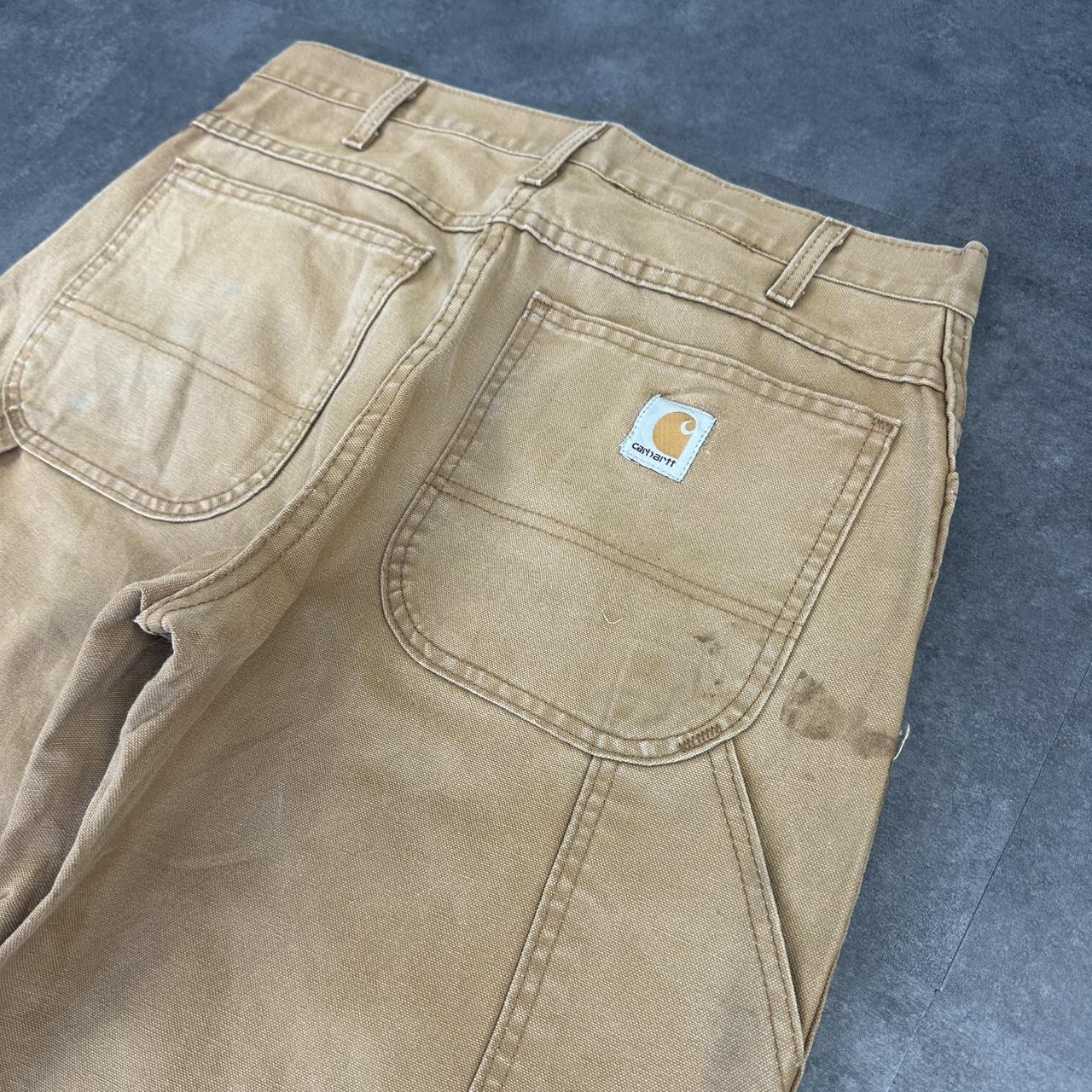 Carhartt 2000s dungaree workwear comfort fit cargo shorts