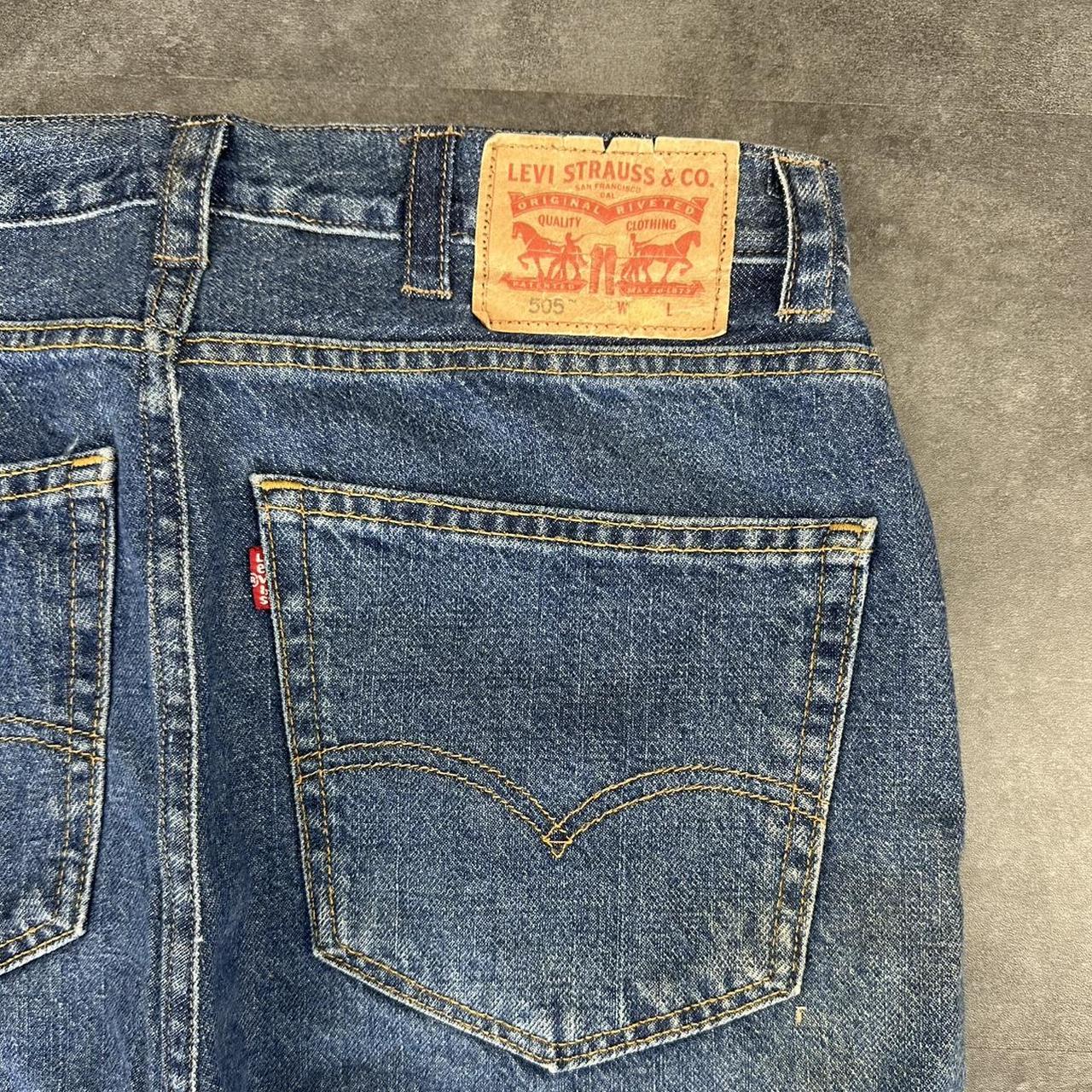 Levi 2000s 505 carpenter baggy skate denim short Jorts
