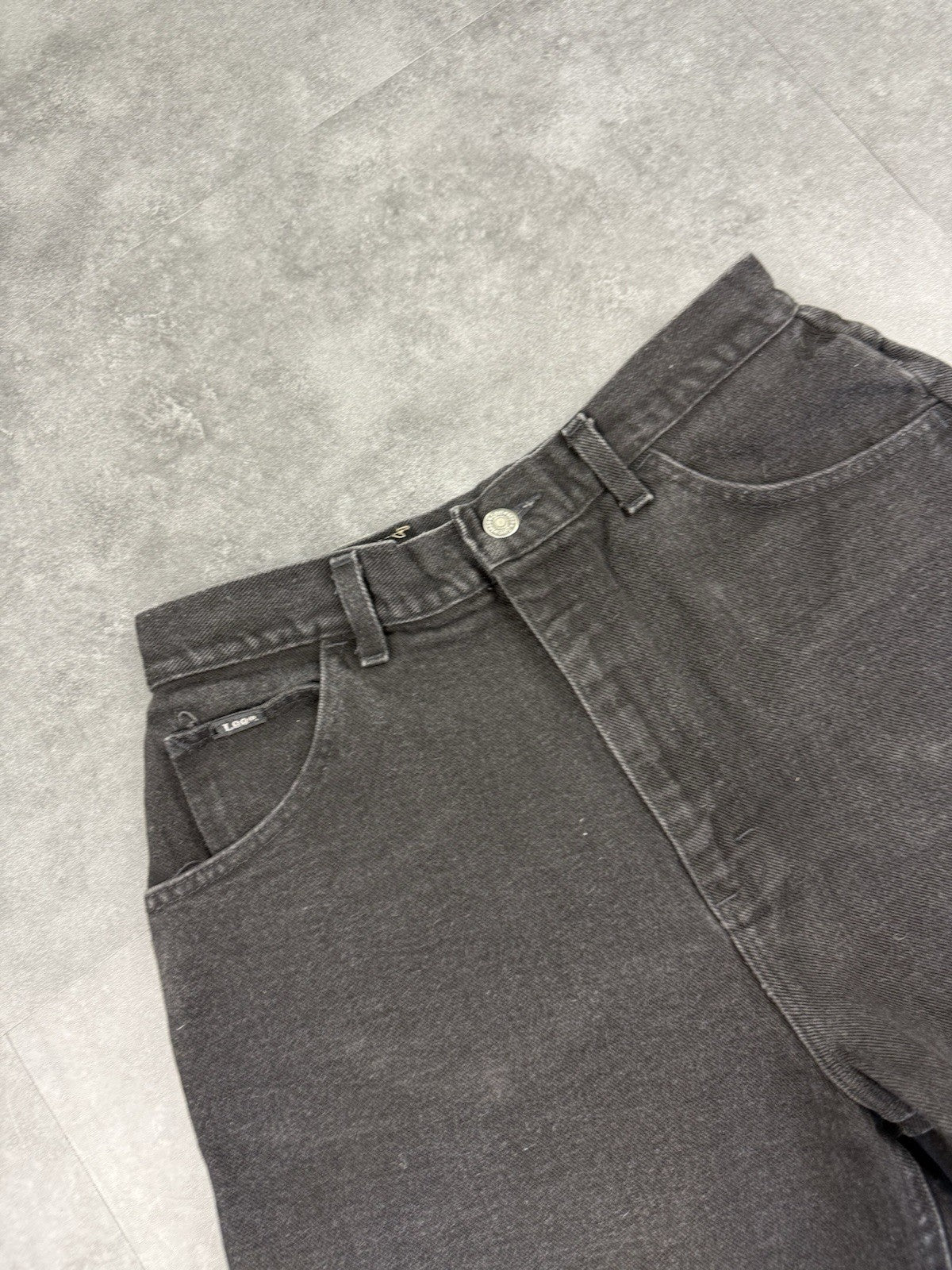 Lee Jeans Vintage Wide Leg Short 90s Y2K Denim Jorts Shorts 28W