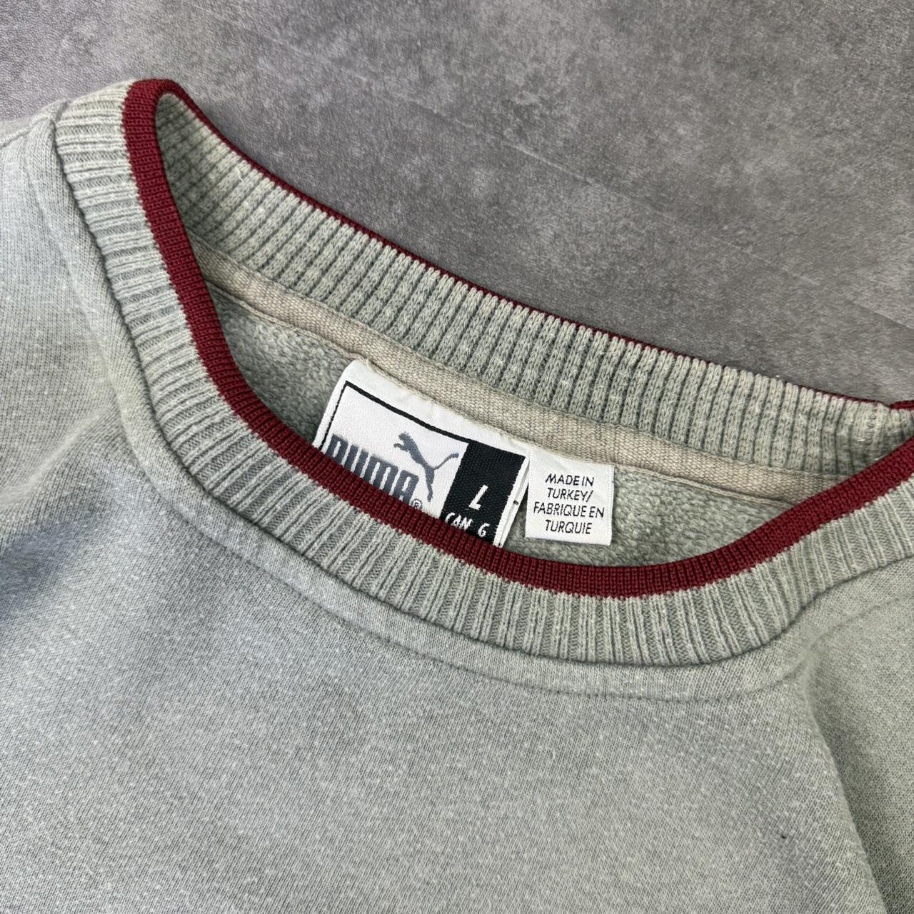 Puma Vintage 90s Embroidered Spellout Sweatshirt Y2k Sportswear