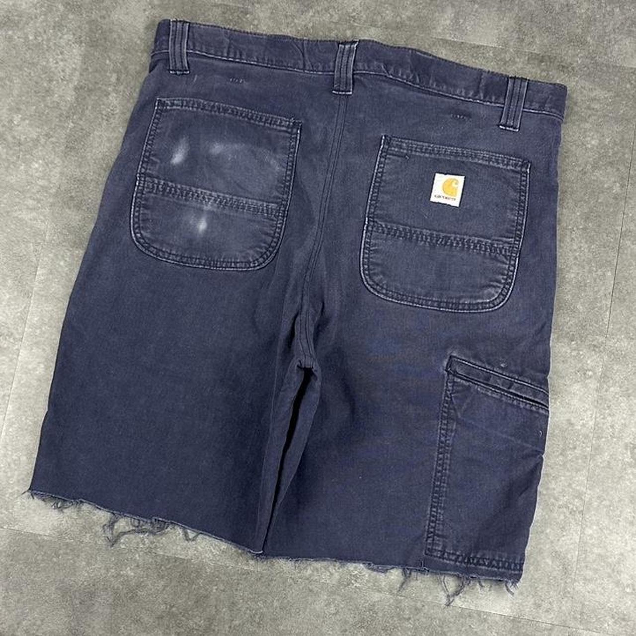 Carhartt 2000s dungaree workwear comfort fit cargo jorts