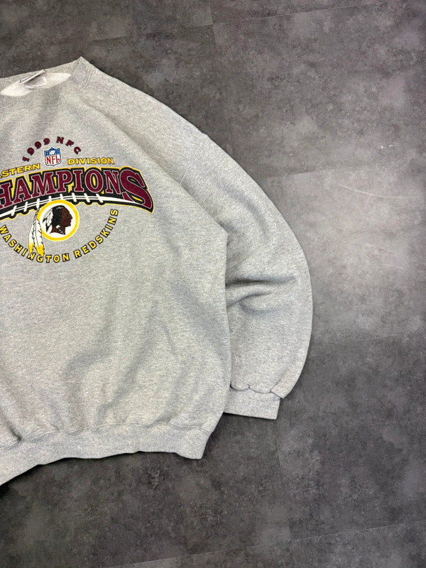 Vintage Puma Washington Redskins College Football Spellout Print Sweatshirt Y2k