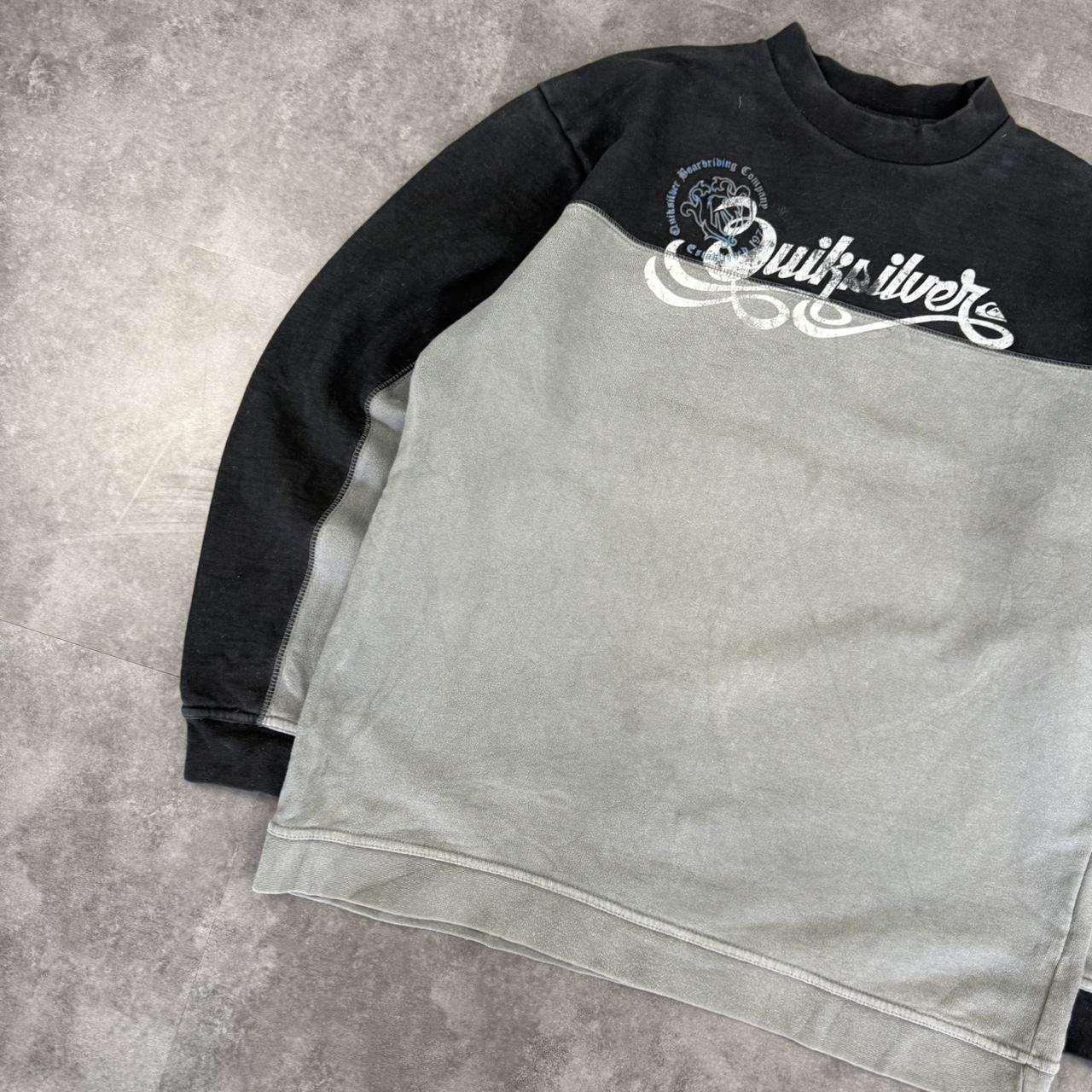 Vintage 2000s Quiksilver Spellout print surfwear Surfer Sweatshirt