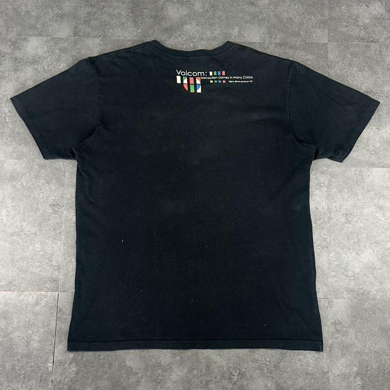 Volcom T 2000s Print RGB Arty Logo graphic T shirt