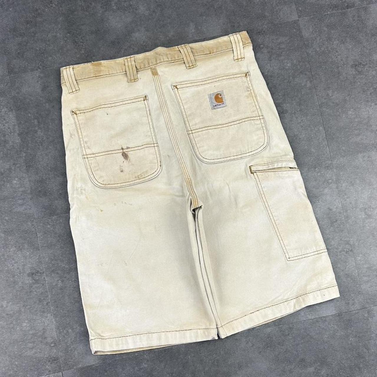 Carhartt 2000s dungaree workwear comfort fit cargo shorts