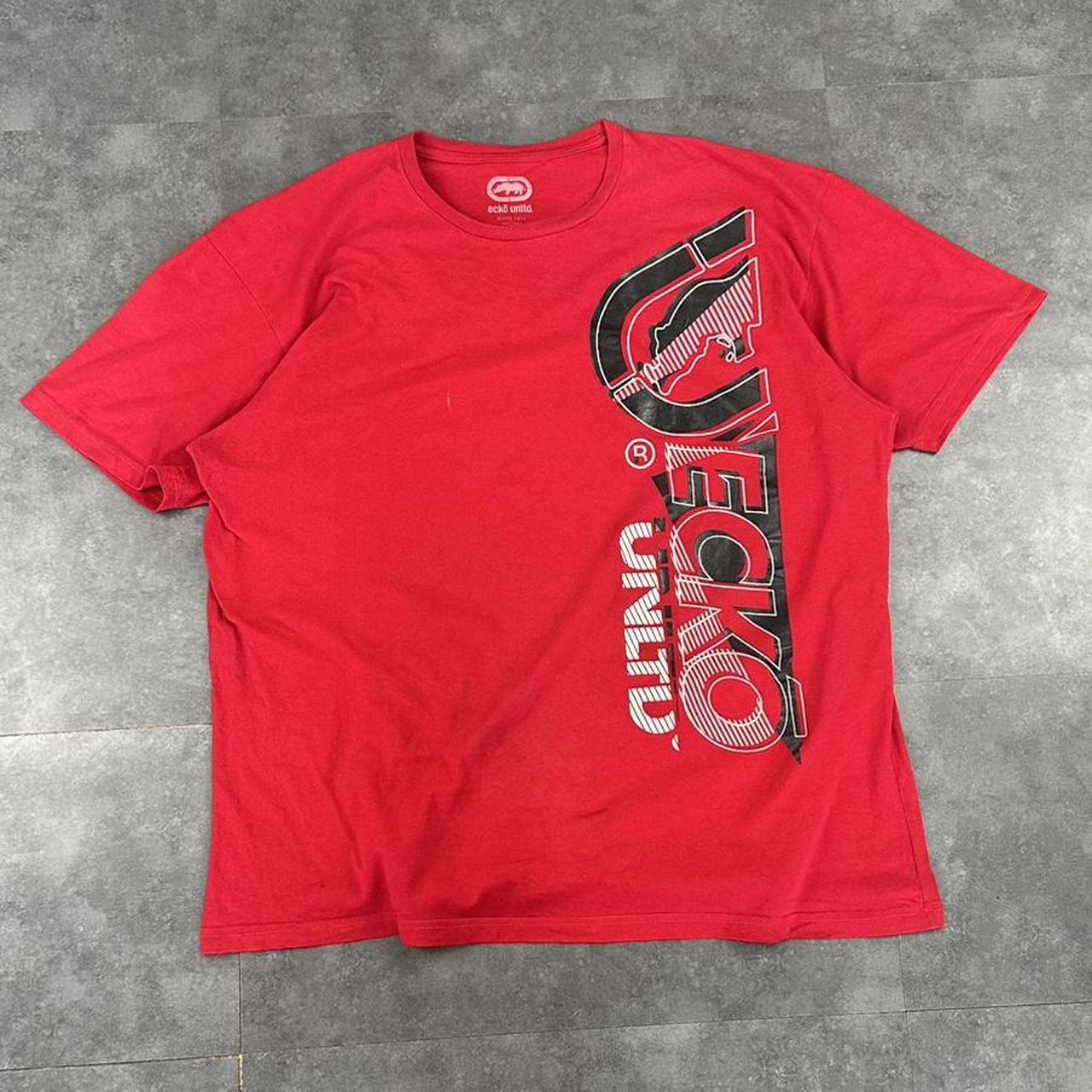 Ecko Unltd 90s Y2K print graphic logo shirt