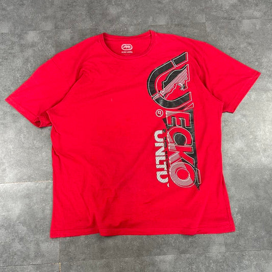 Ecko Unltd 90s Y2K print graphic logo shirt