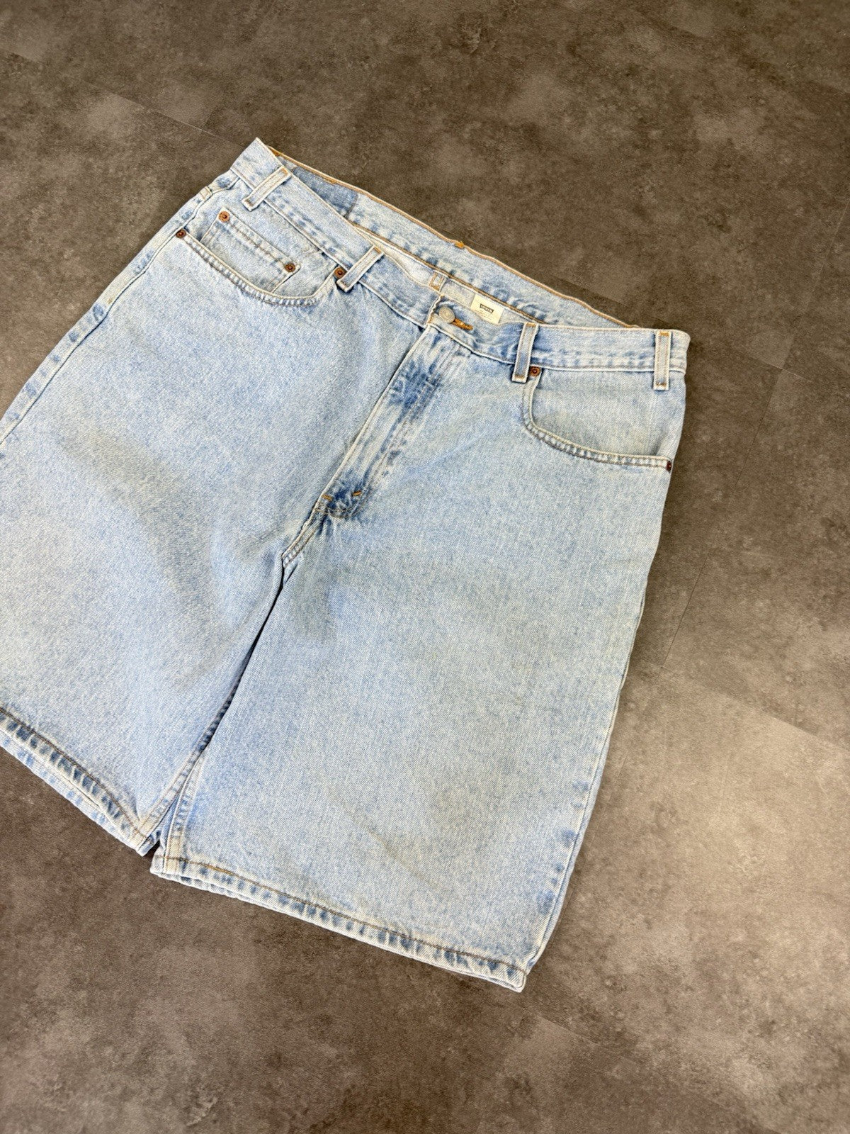 Levi's 560 Vintage Baggy Loose Jorts 90s Y2K Denim Jeans Shorts Skater 38W