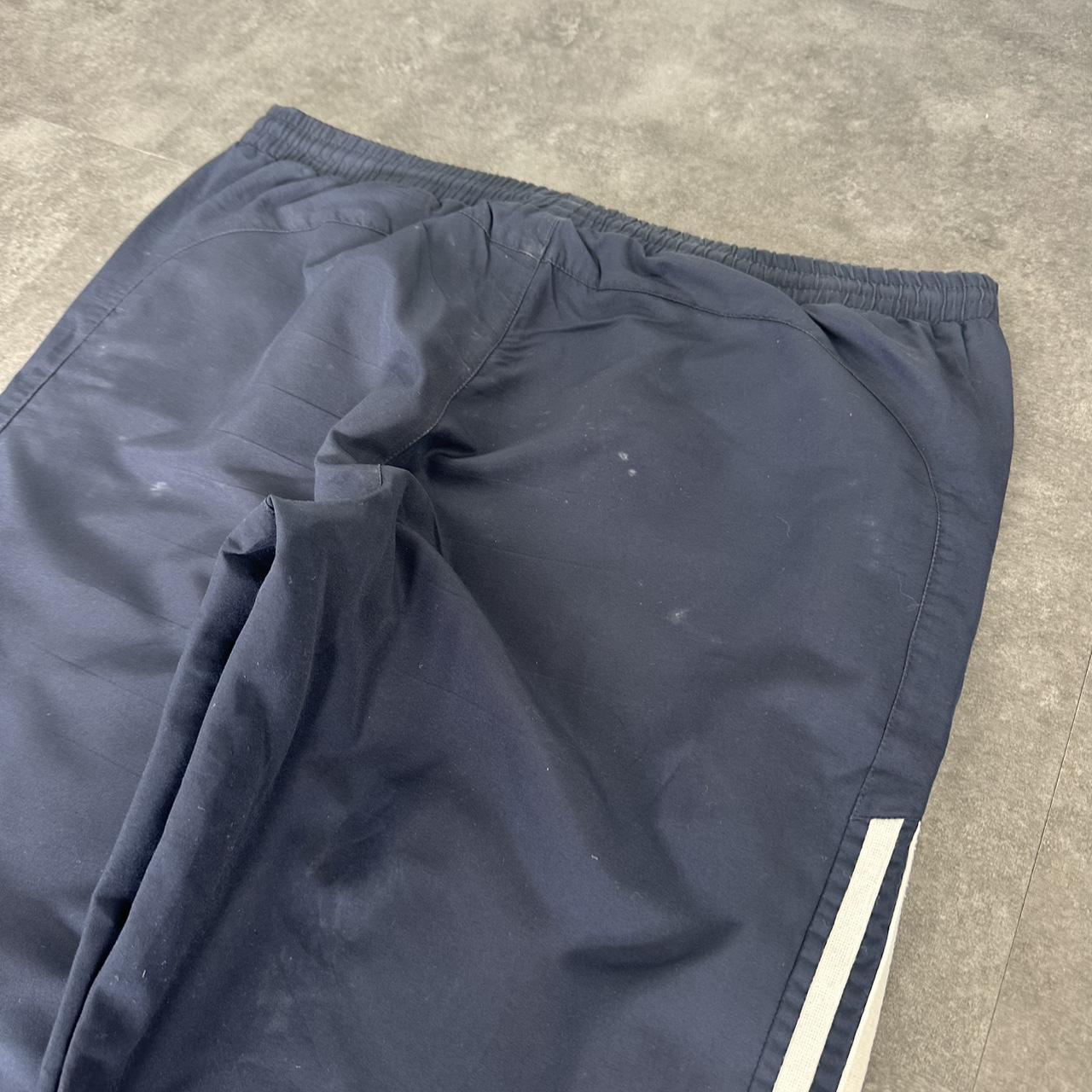Adidas 2000s baggy vintage sportswear adjustable track pants