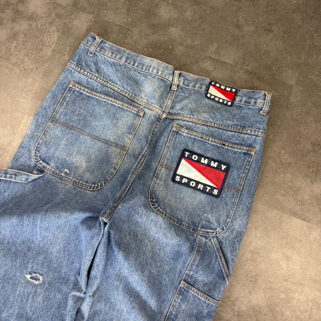 Tommy Sport 2000s USA denim Vintage skater Baggy HipHop Y2k Jeans