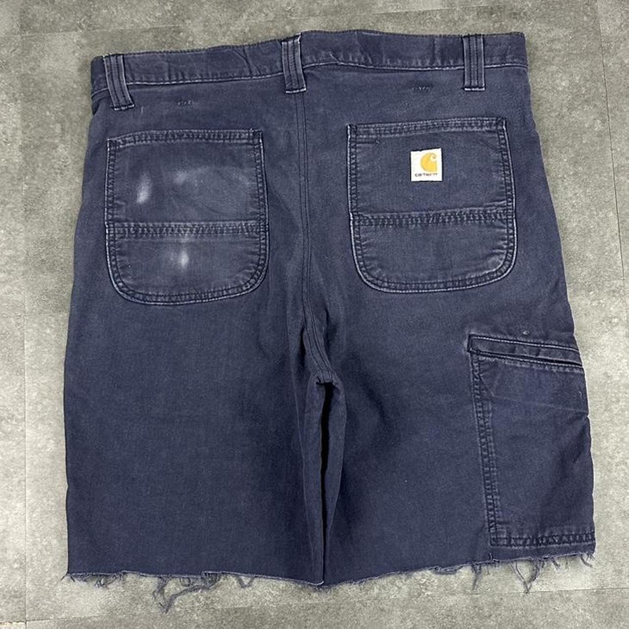 Carhartt 2000s dungaree workwear comfort fit cargo jorts