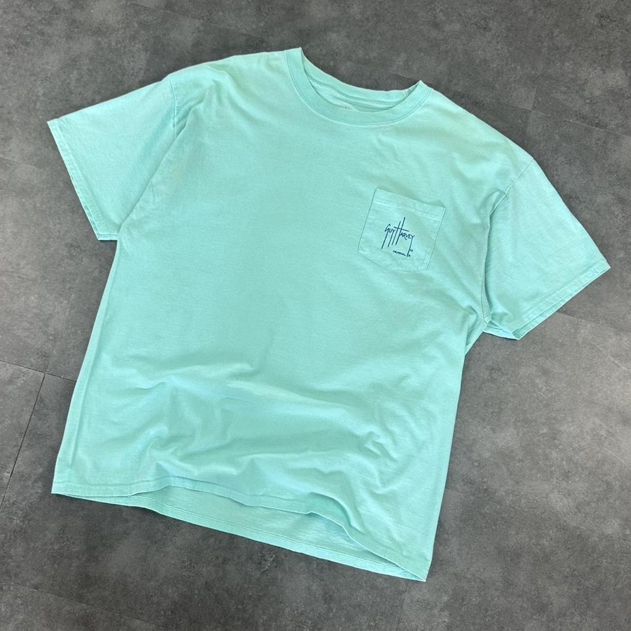 Guy Harvey T 2000s Print Logo Fishing swordfish design graphic T shirt