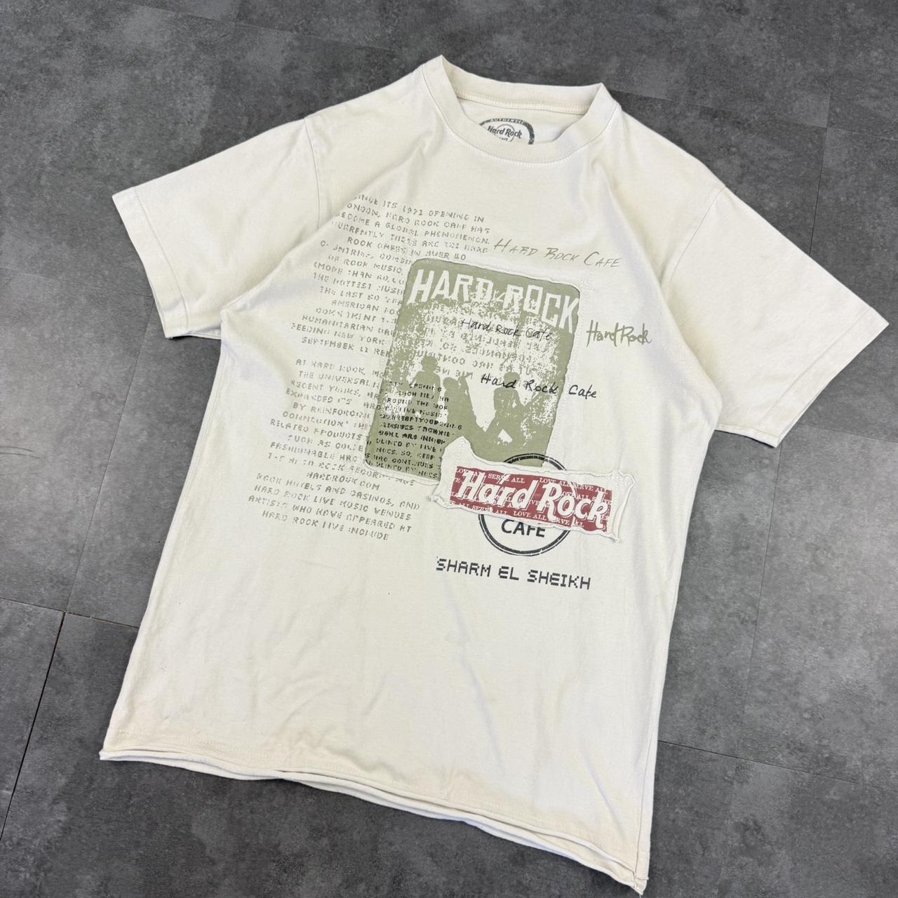 Hard Rock Cafe T 2000s Sharm El Sheikh Print Logo design graphic T shirt