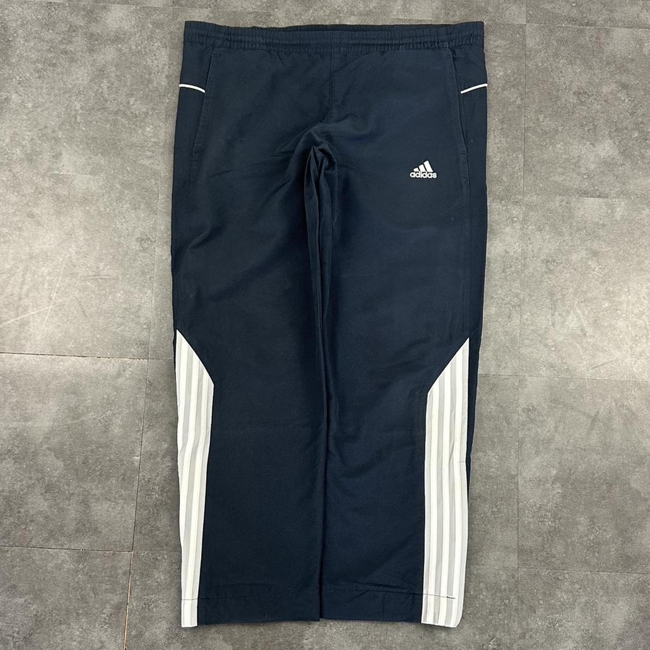 Adidas 2000s baggy vintage sportswear adjustable 2006 track pants