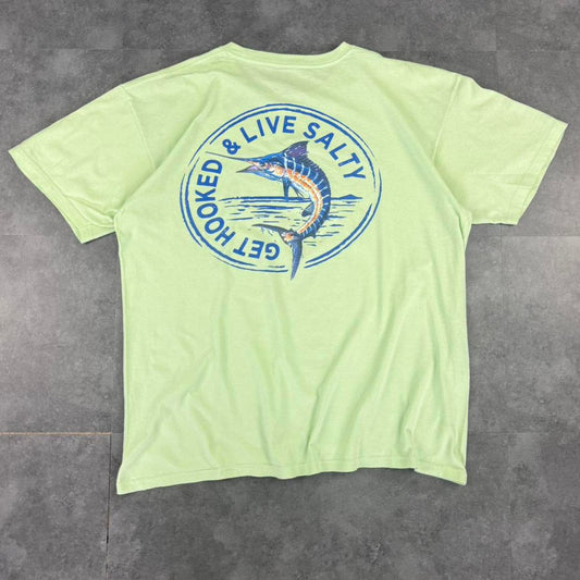 Salt Life 2000s surf Y2K logo print graphic T shirt