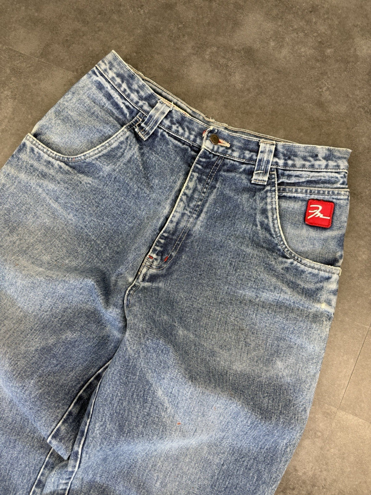 Sir Benni Miles 2000s Hip Hop Baggy Jeans 90s Y2K Vintage Paint Skate Jeans 31W
