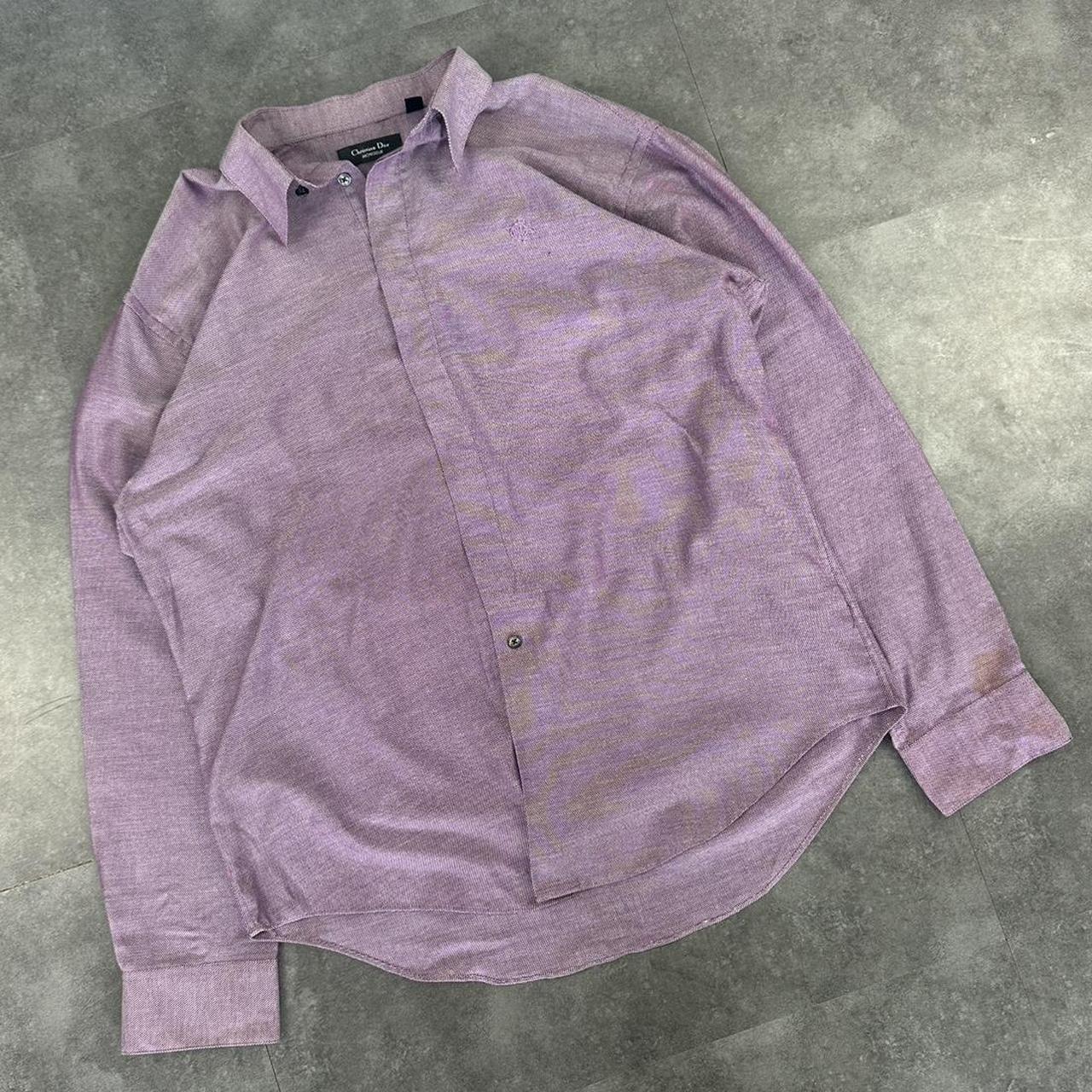 Christian Dior 2000s vintage 90s Y2K lightweight Summer button down dress Shirt