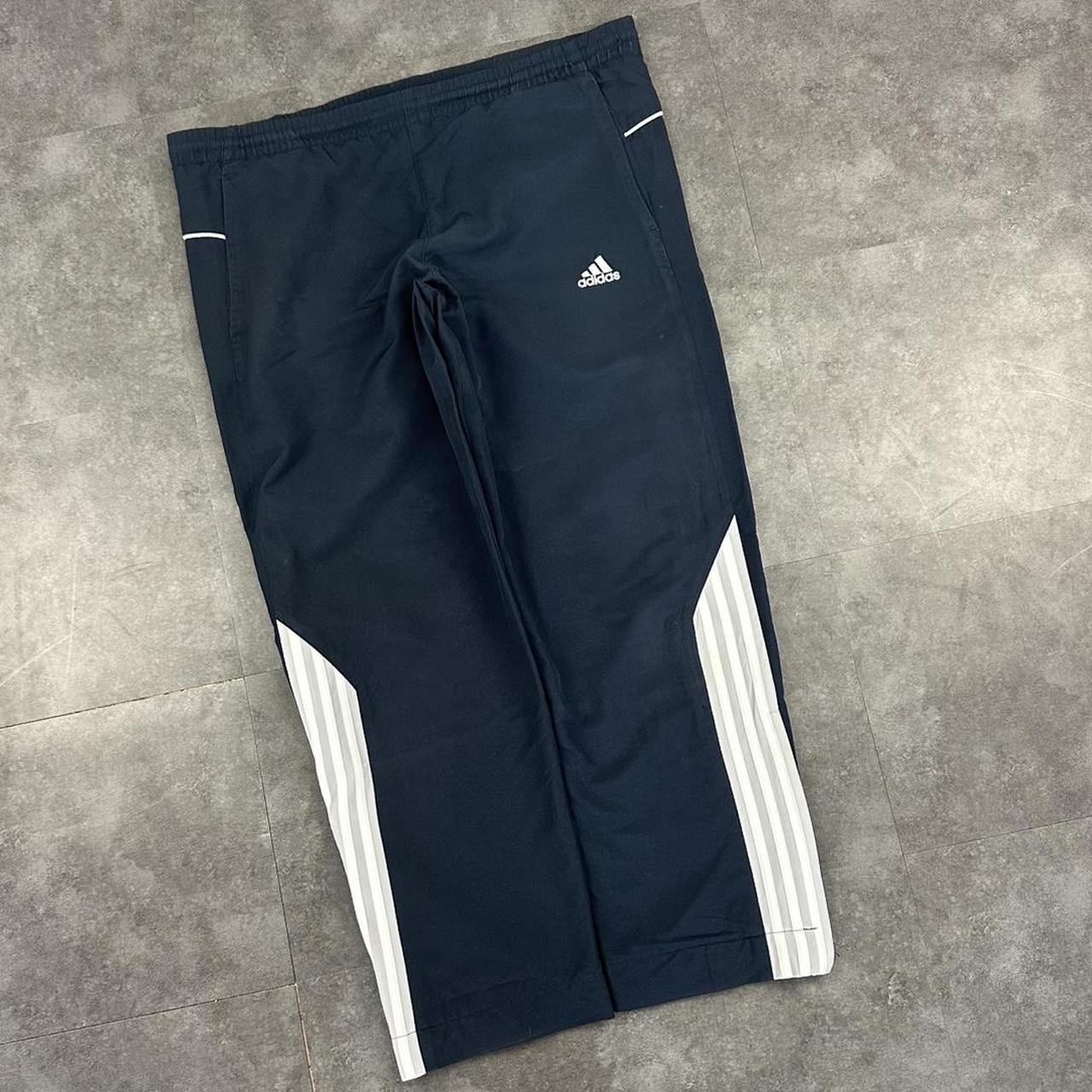 Adidas 2000s baggy vintage sportswear adjustable 2006 track pants
