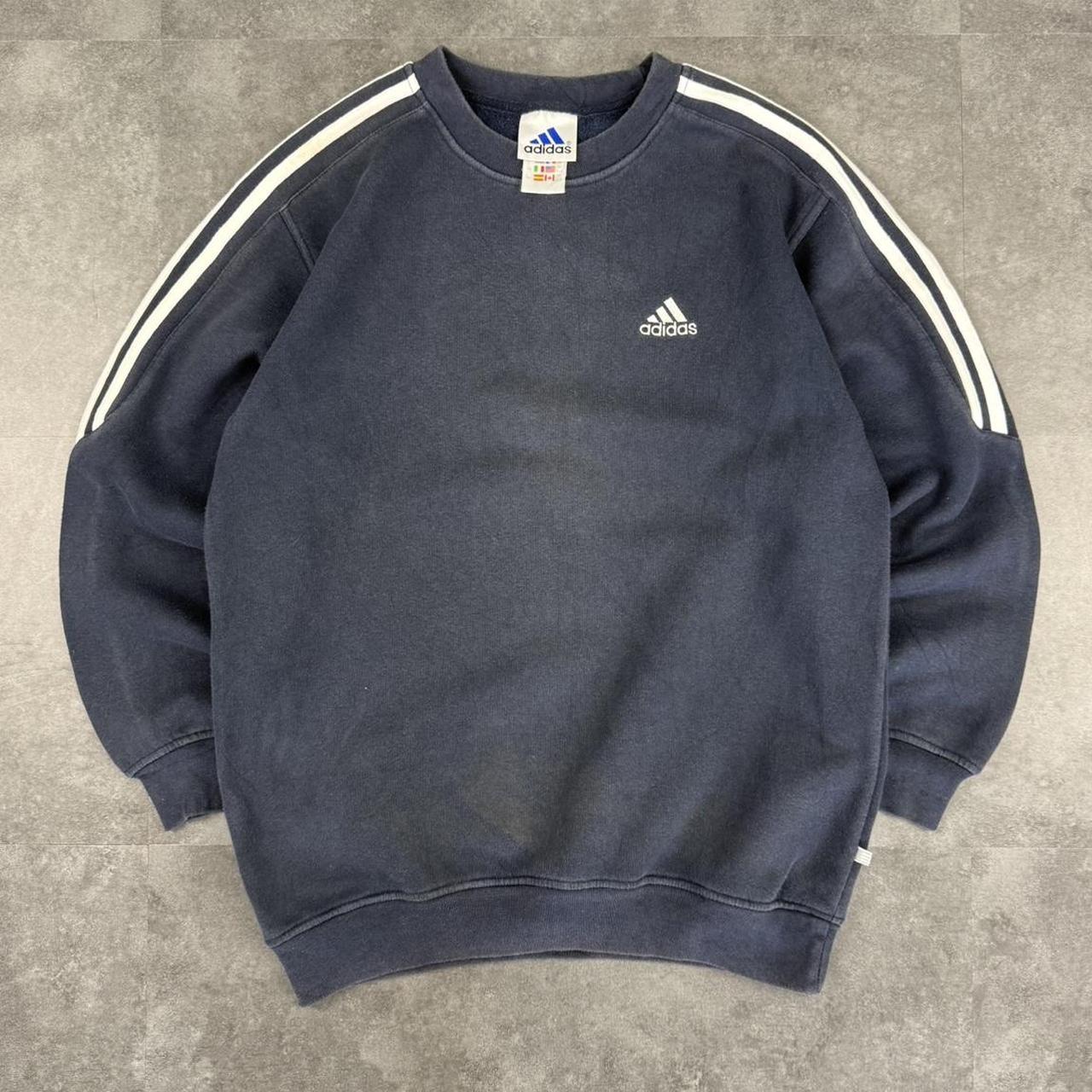 Vintage 2000s Adidas Spellout Three stripe big logo Sweatshirt