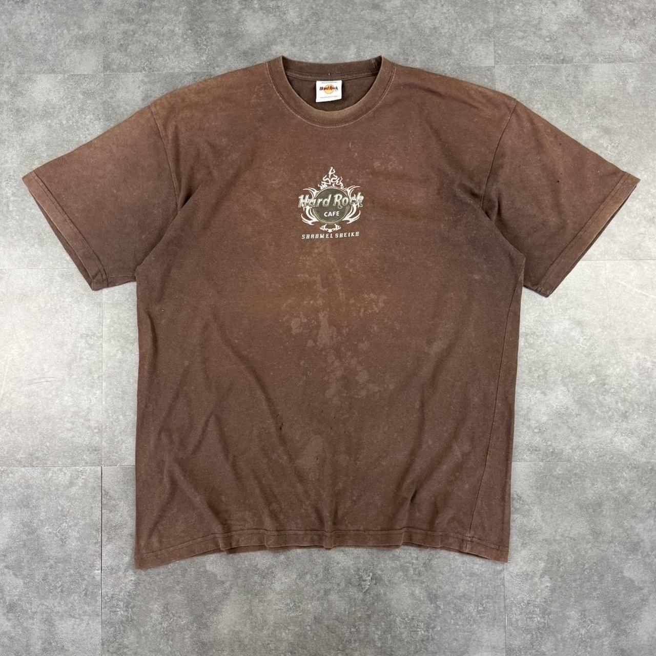 Hard Rock Cafe Skater T 2000s Print Logo design graphic T shirt
