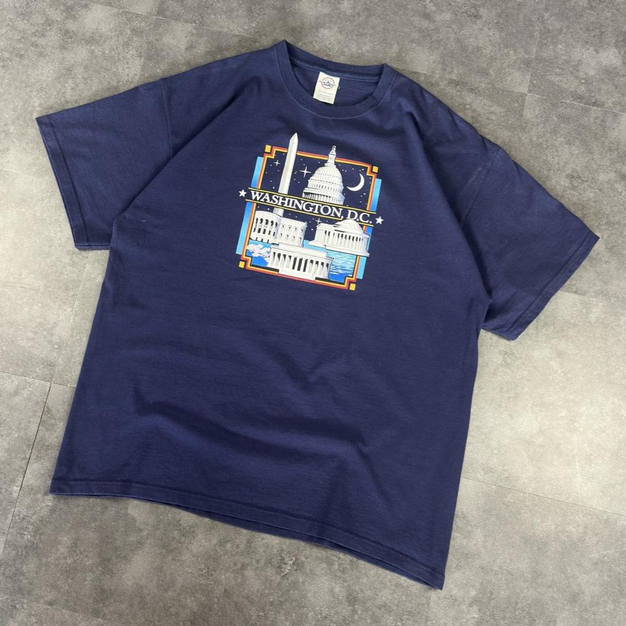 Delta Weight T 2000s Y2K logo Washington print design
