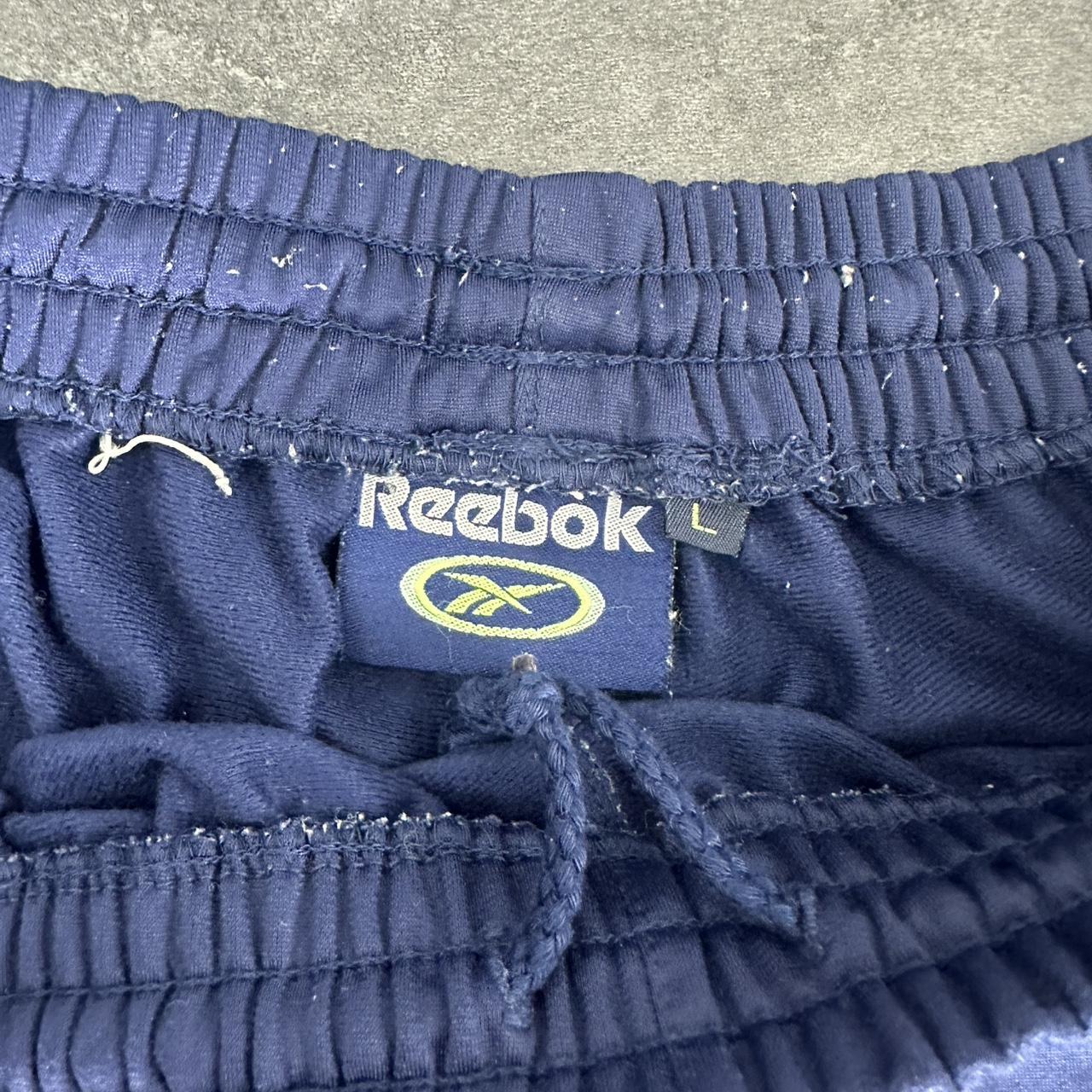 Reebok 2000s baggy vintage sportswear adjustable track pants