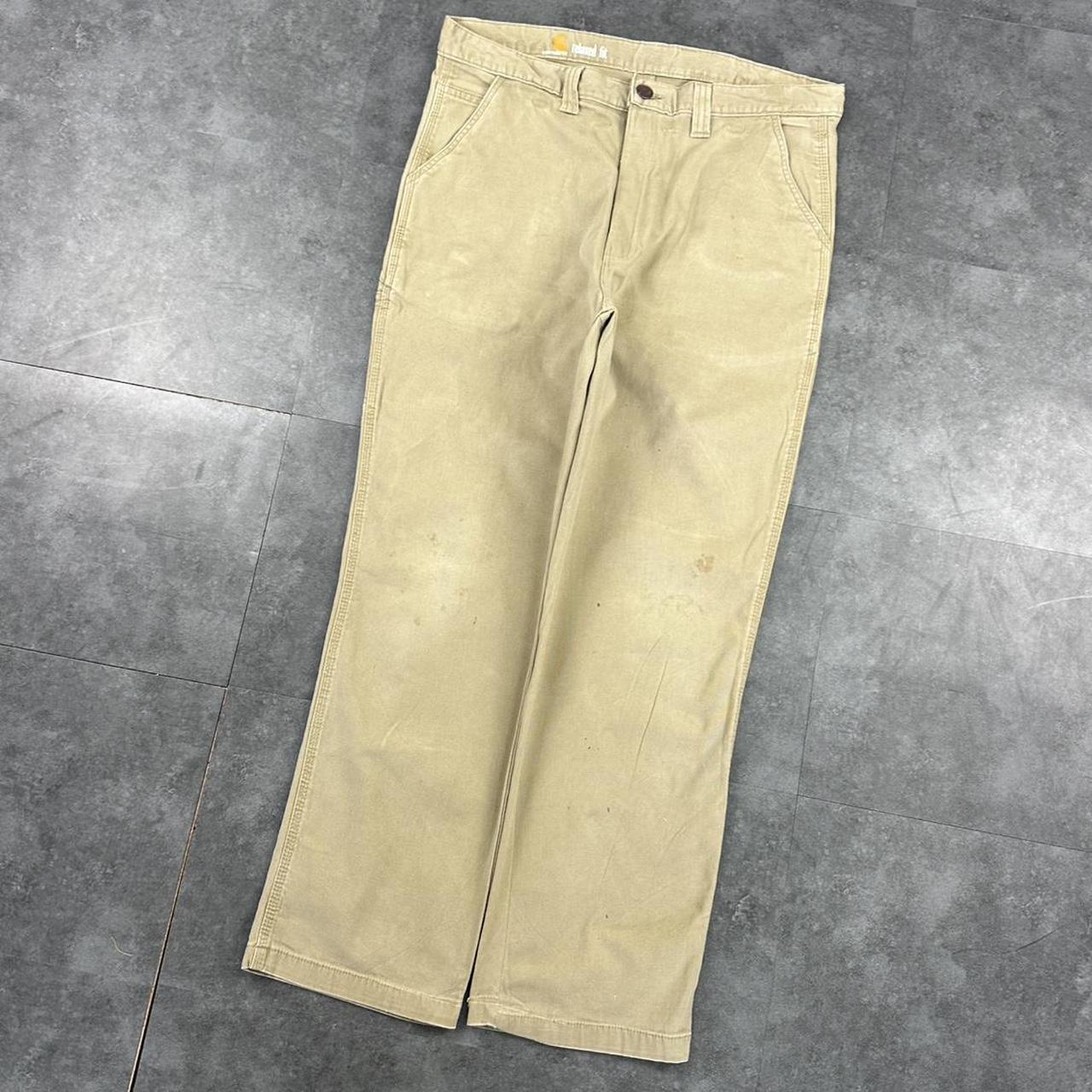 Carhartt 2000s dungaree workwear comfort fit cargo trousers