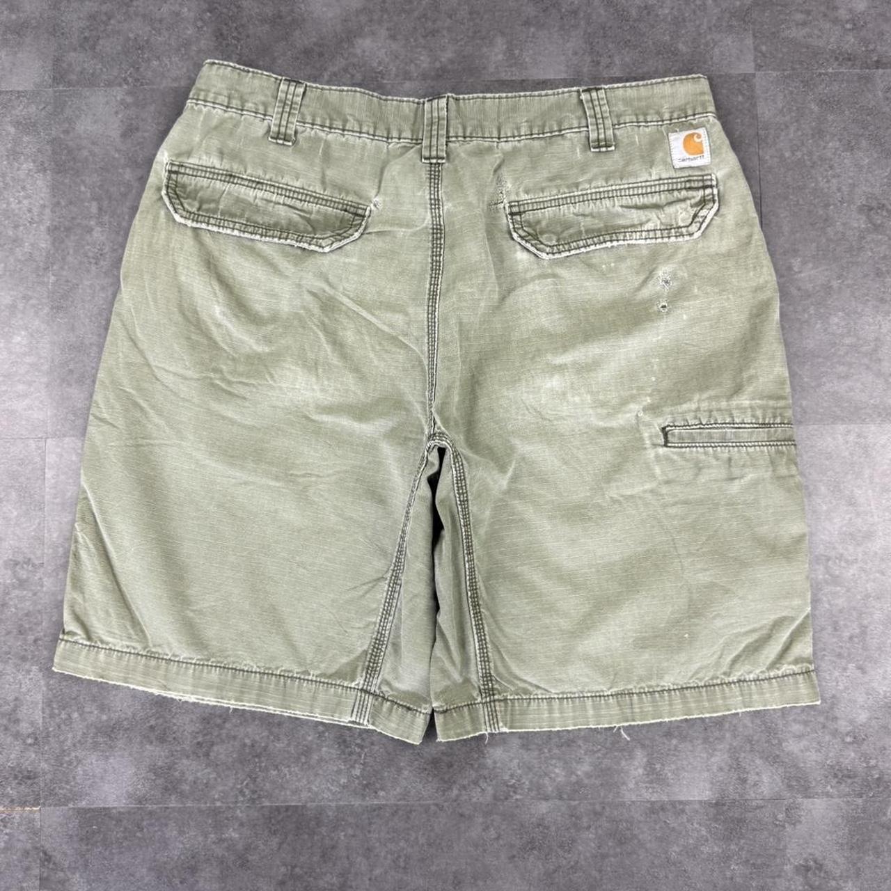 Carhartt 2000s dungaree workwear comfort fit cargo shorts