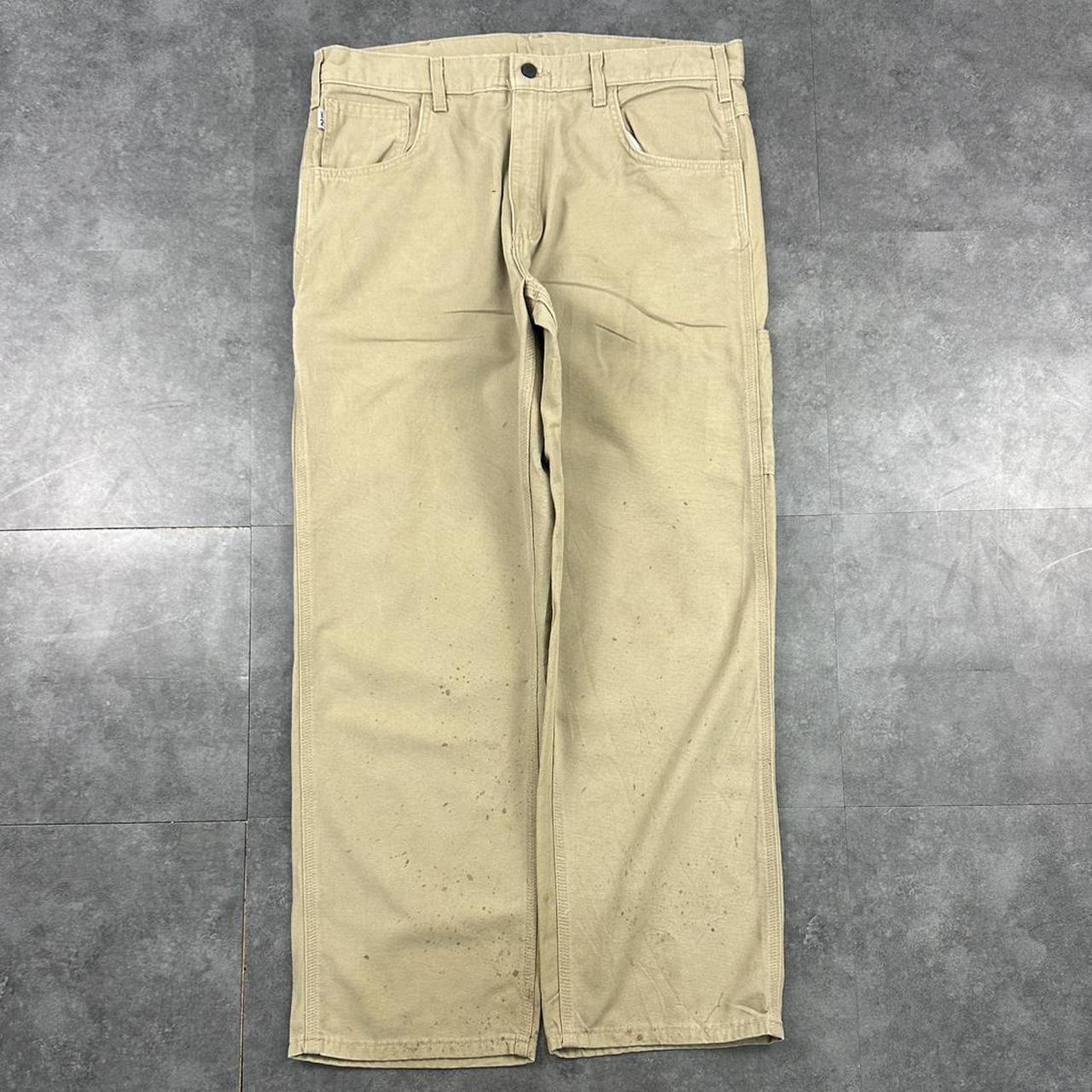 Carhartt 2000s dungaree workwear comfort fit cargo trousers