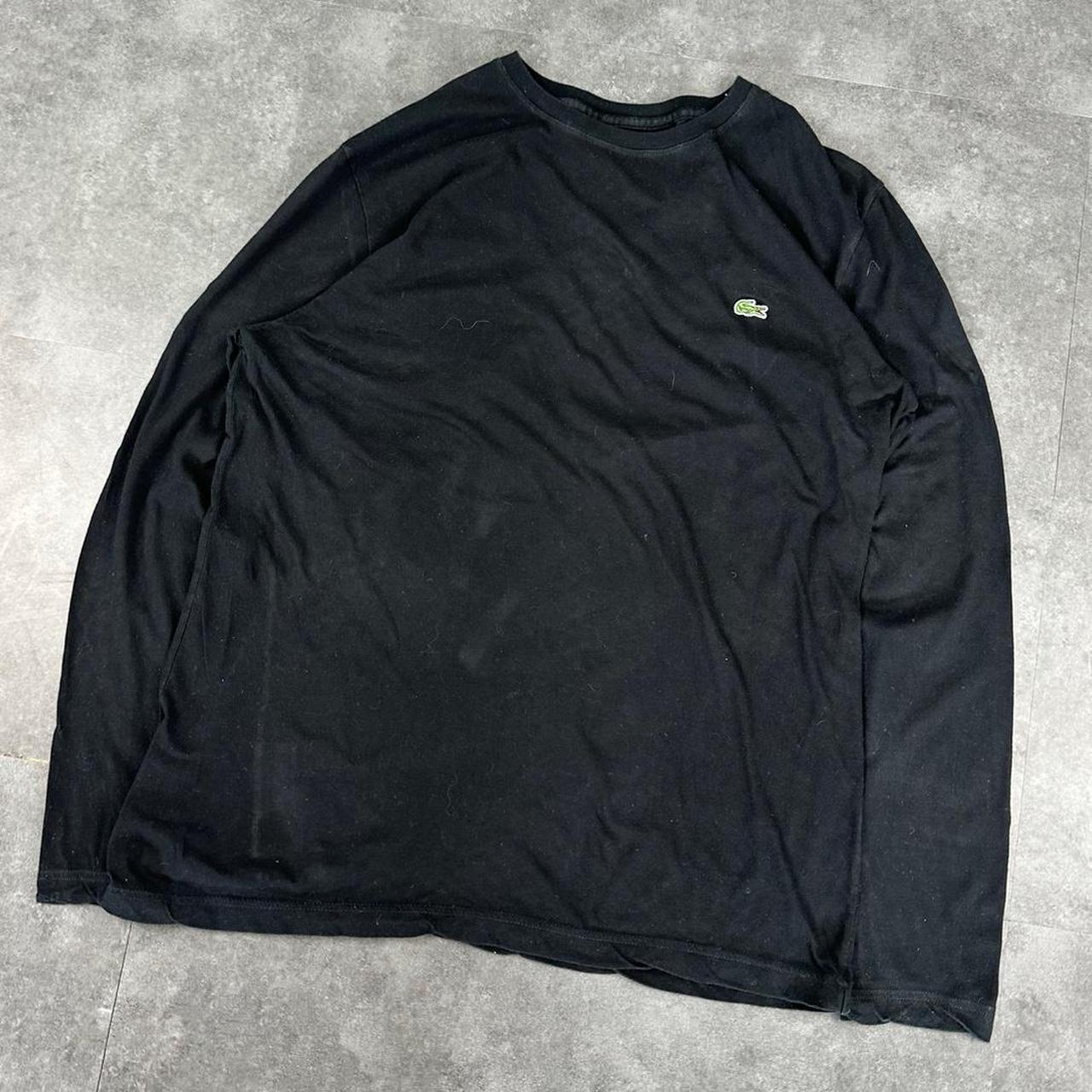 Lacoste 2000s embroidered logo long sleeve T shirt