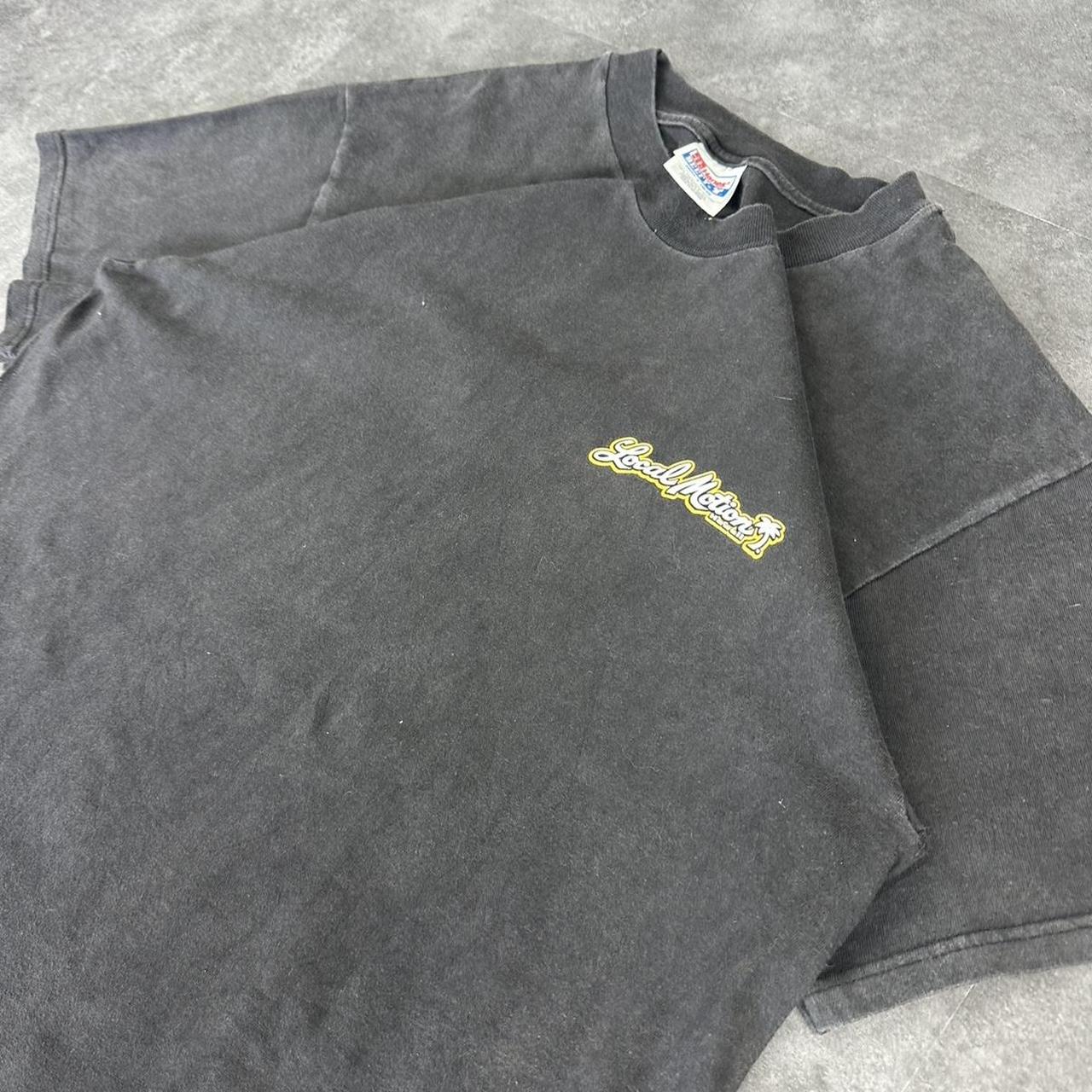 Hanes Beefy T 2000s Surfer Local Motion Print graphic T shirt