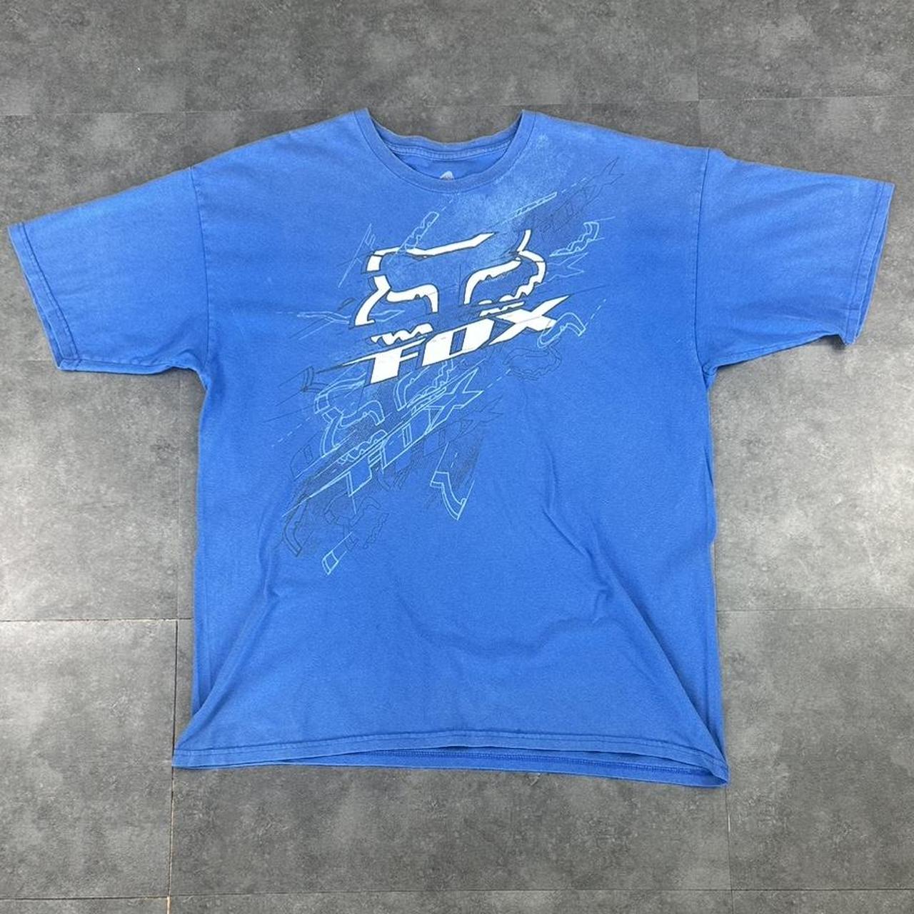 Fox Racing T 2000s Print Logo graphic T shirt