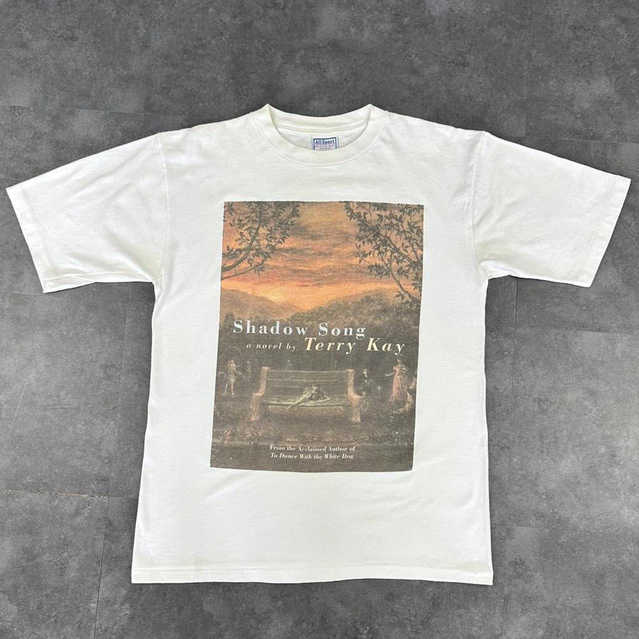 All Sport 2000s Shadow Song Book Print graphic T shirt