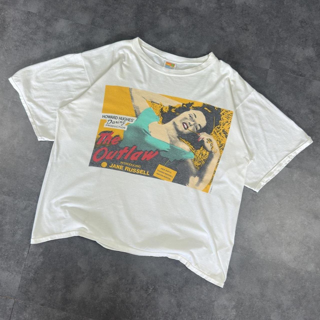 Splash T 2000s Y2K logo Jane Russel print design