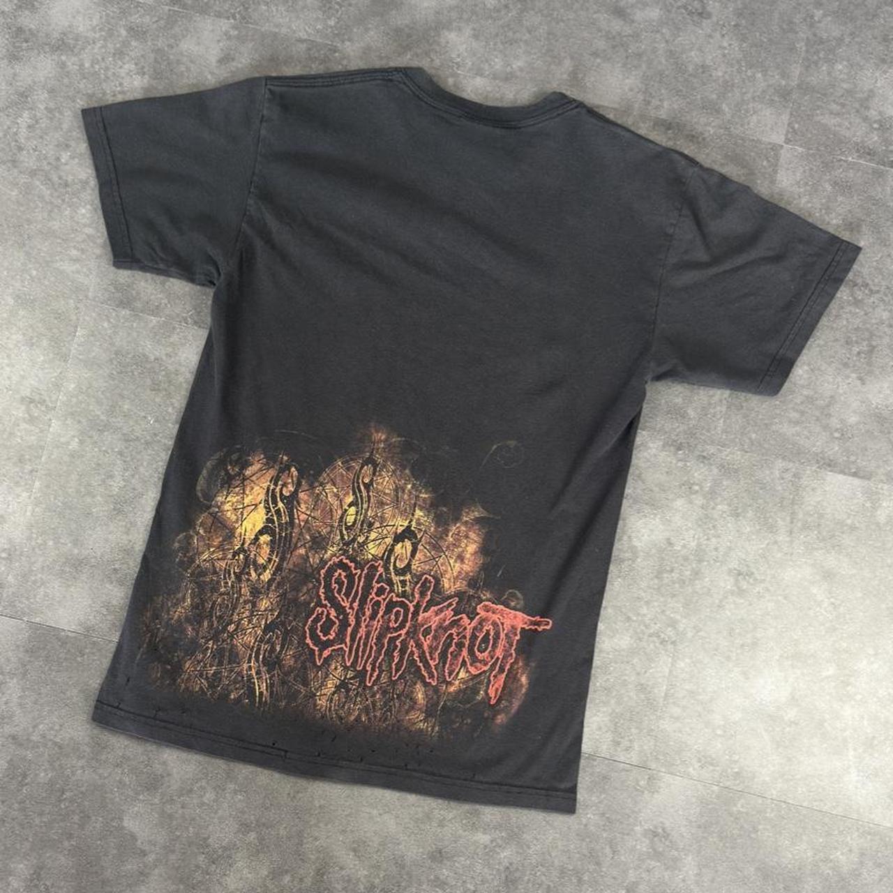 Hanes T 2000s Y2K logo Slipknot print design