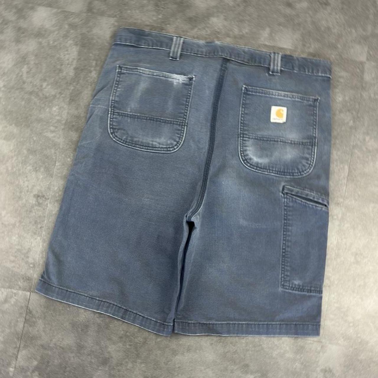 Carhartt 2000s dungaree workwear comfort fit cargo shorts