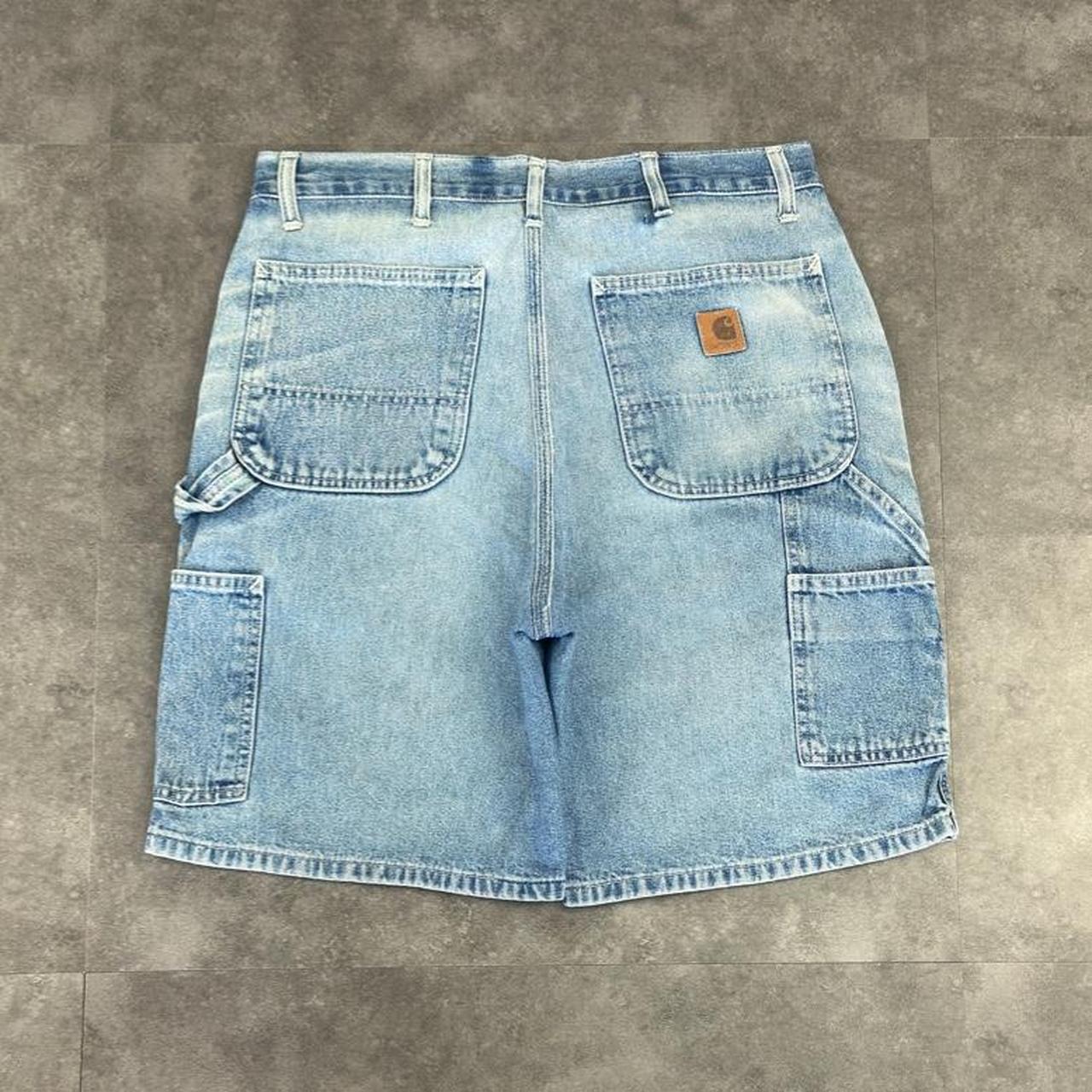 Carhartt 2000s dungaree workwear comfort fit cargo shorts