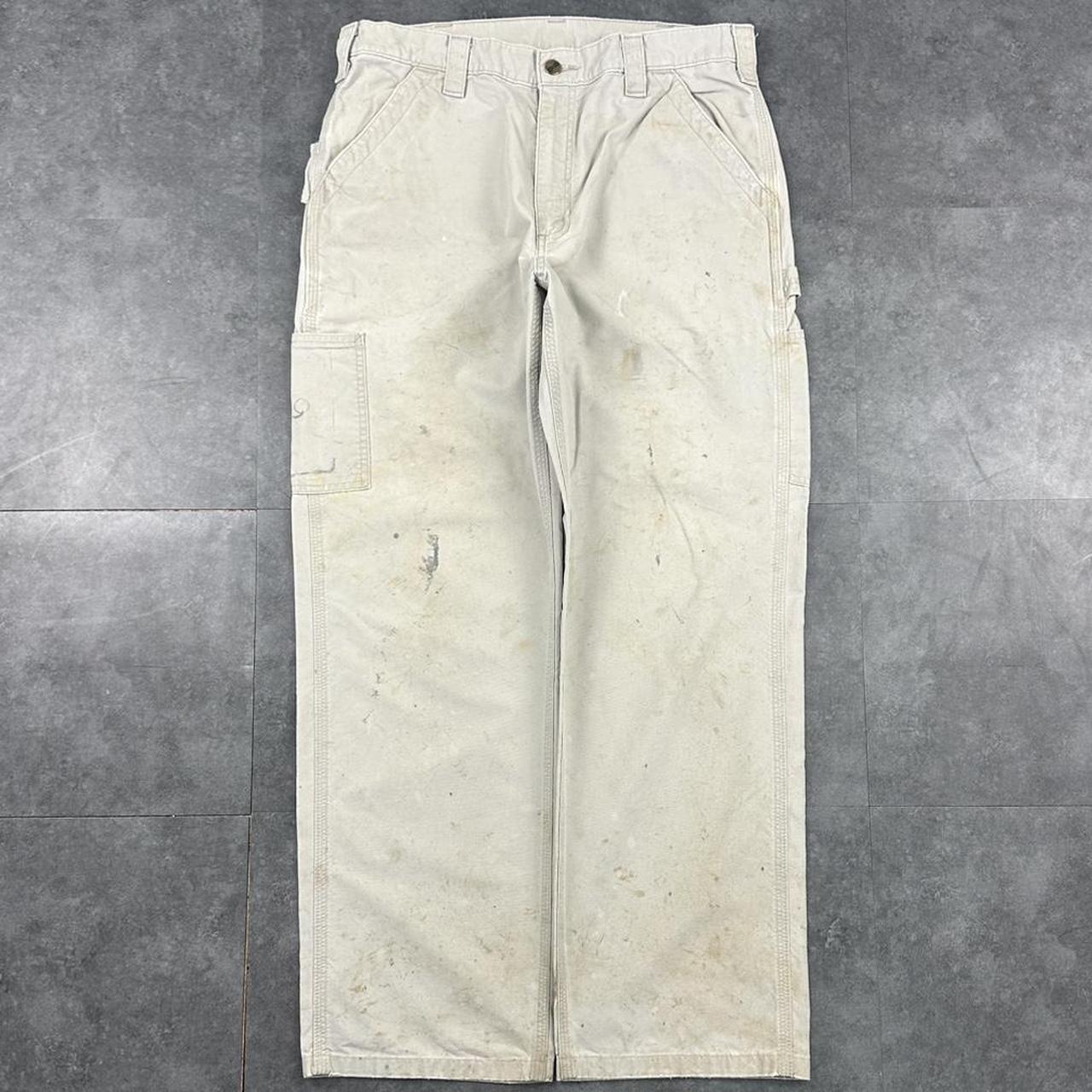 Carhartt 2000s dungaree workwear comfort fit cargo trousers