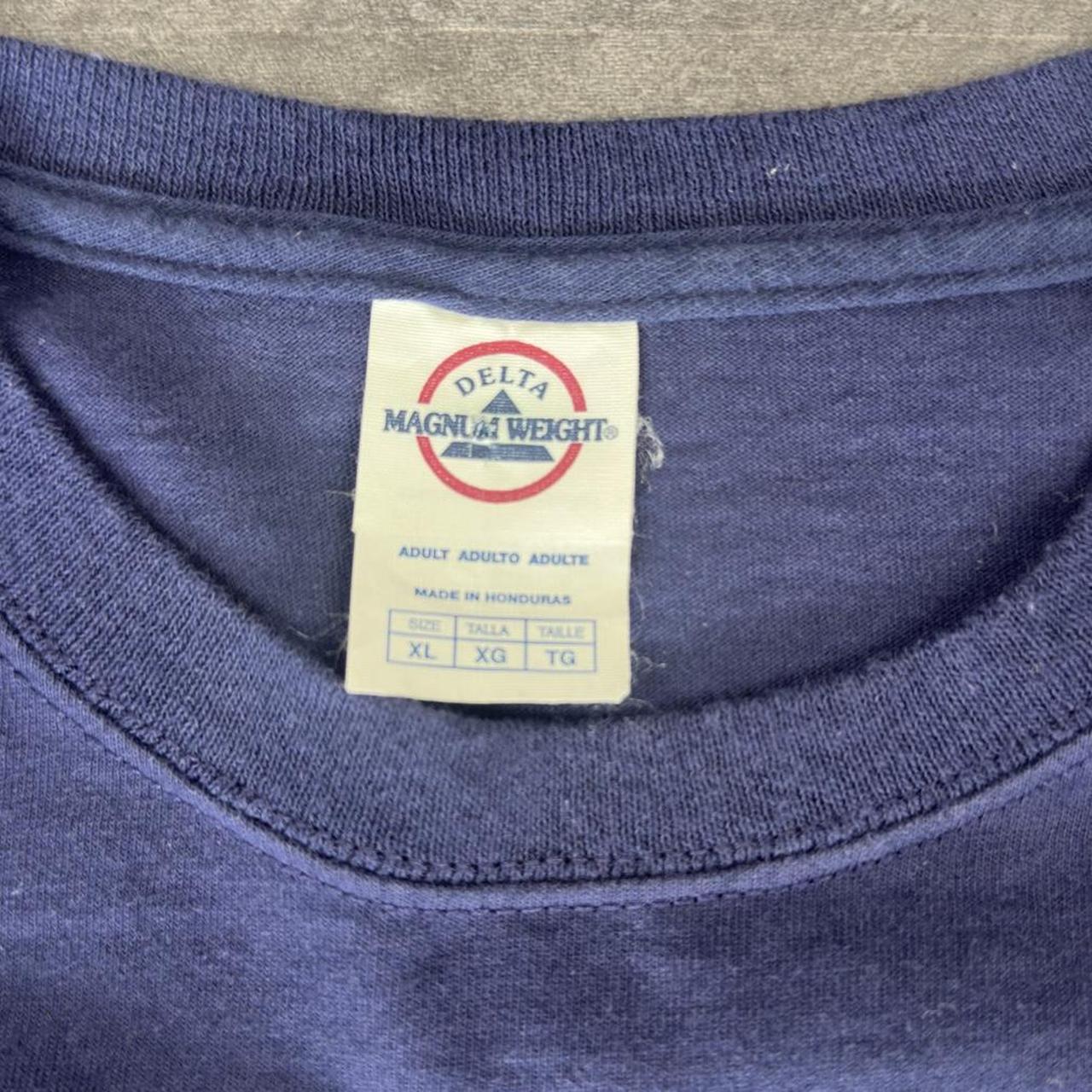 Delta Weight T 2000s Y2K logo Washington print design